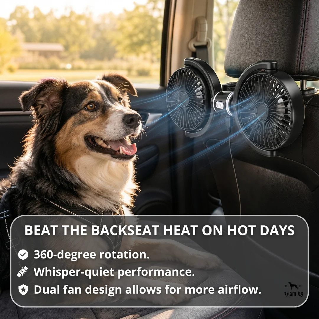 Team K9® Backseat Dog Cooling Fans (USB-A)