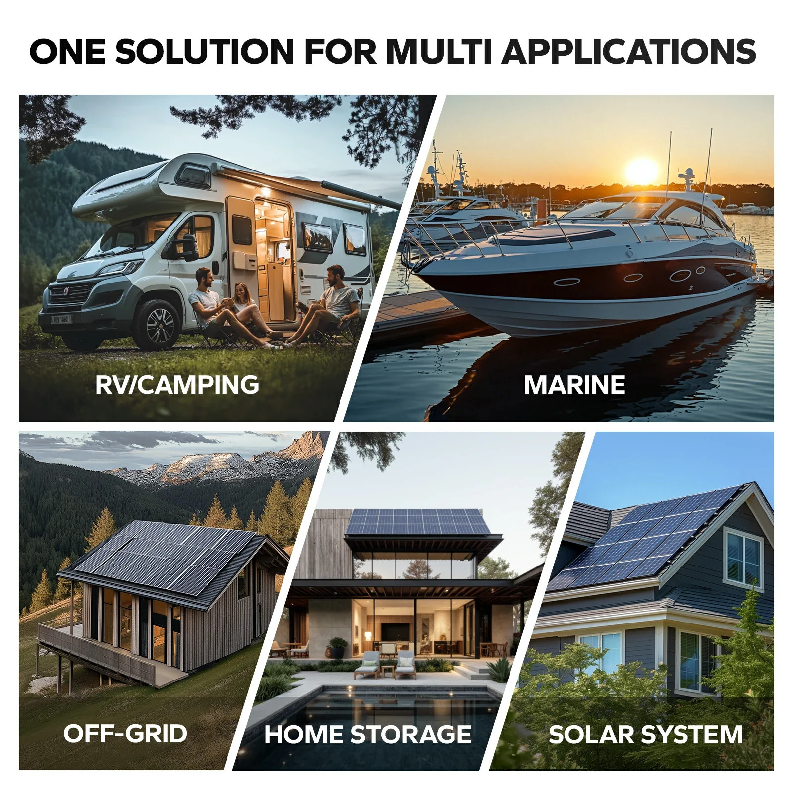 LiTime 12V 165Ah Bluetooth Lithium Deep Cycle Battery for RV and Marine