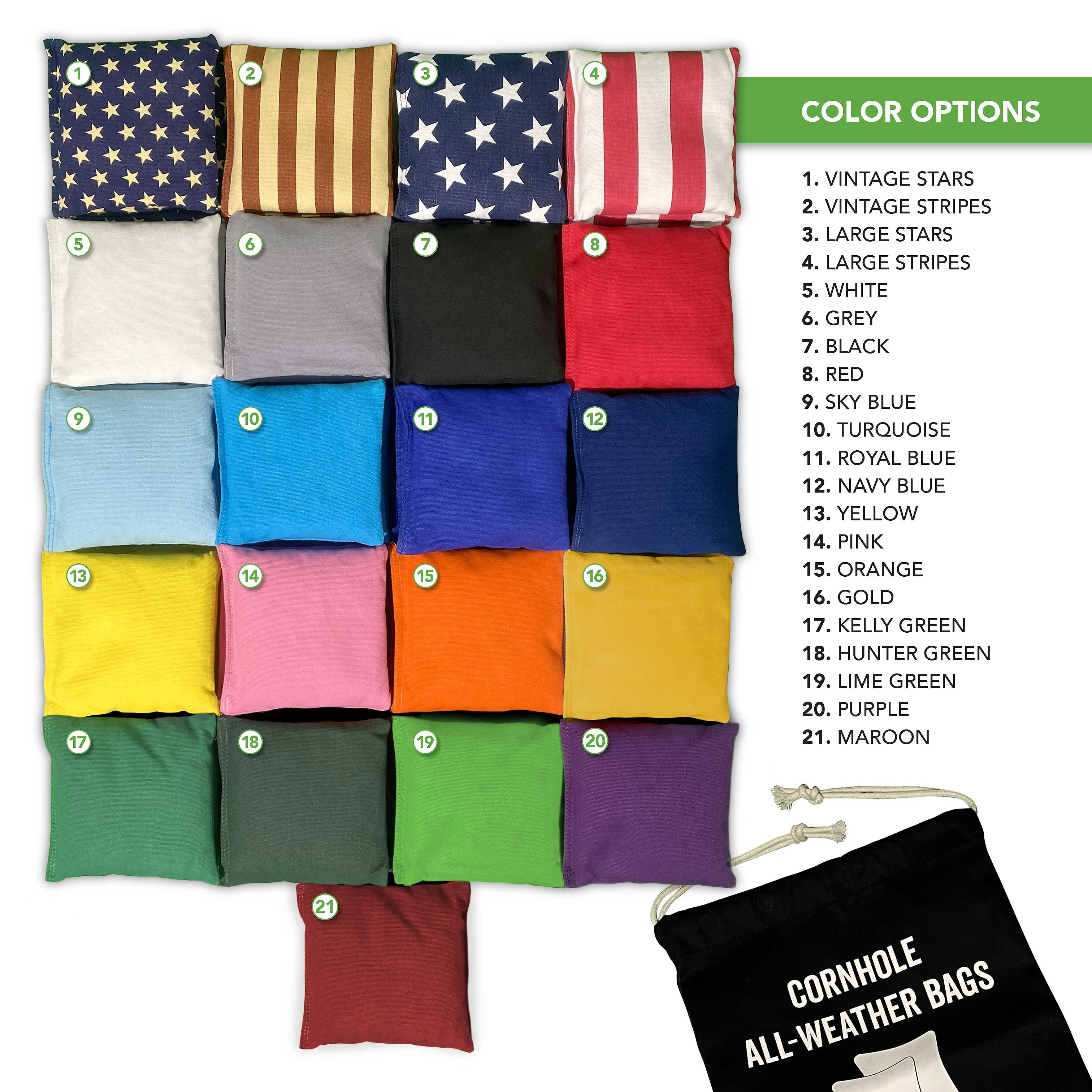 Alabama State Flag Cornhole Set – Distressed Wood