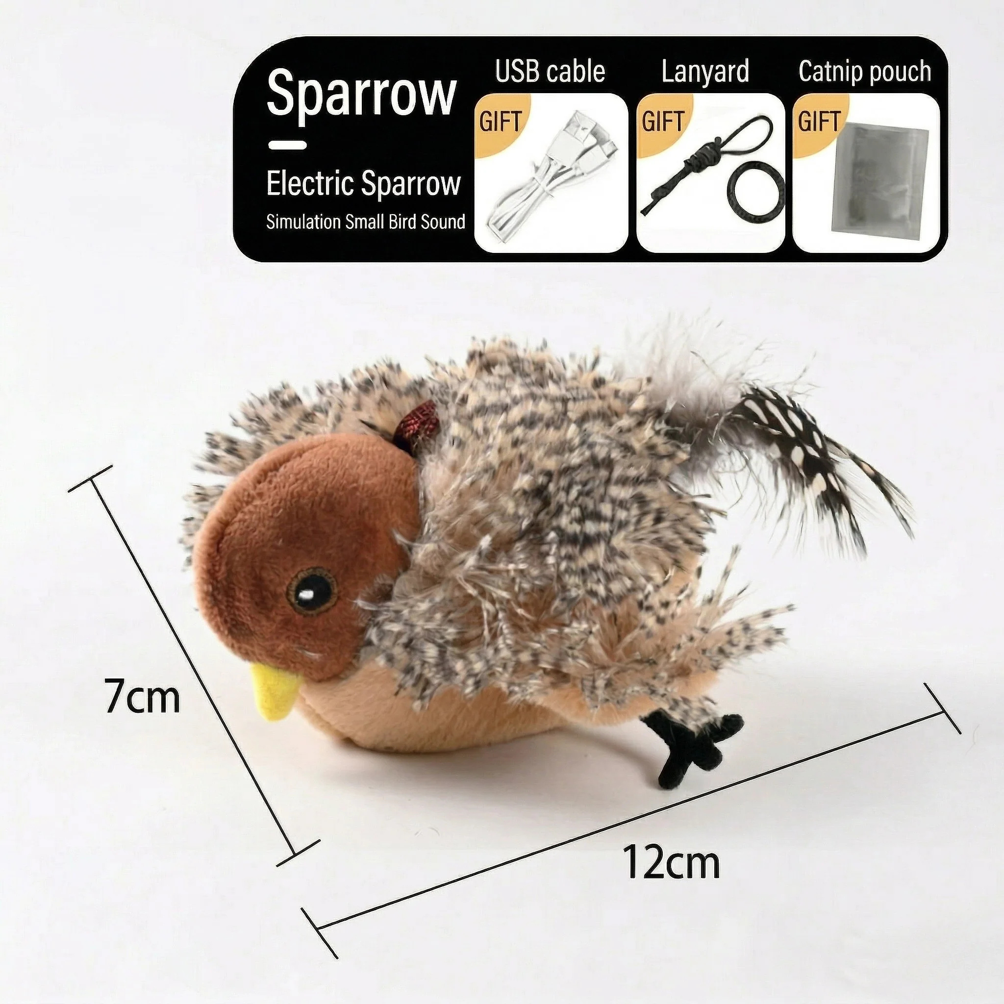 Flapping Bird Interactive Cat Toy
