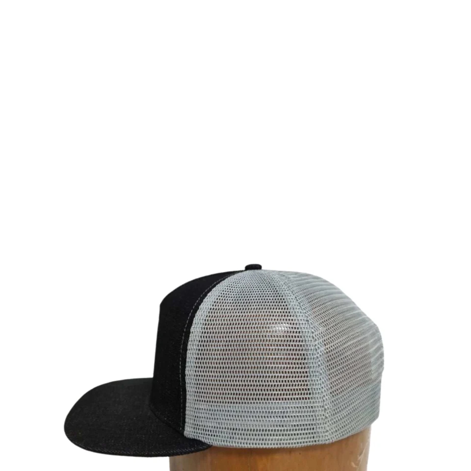 Black Denim Snapback