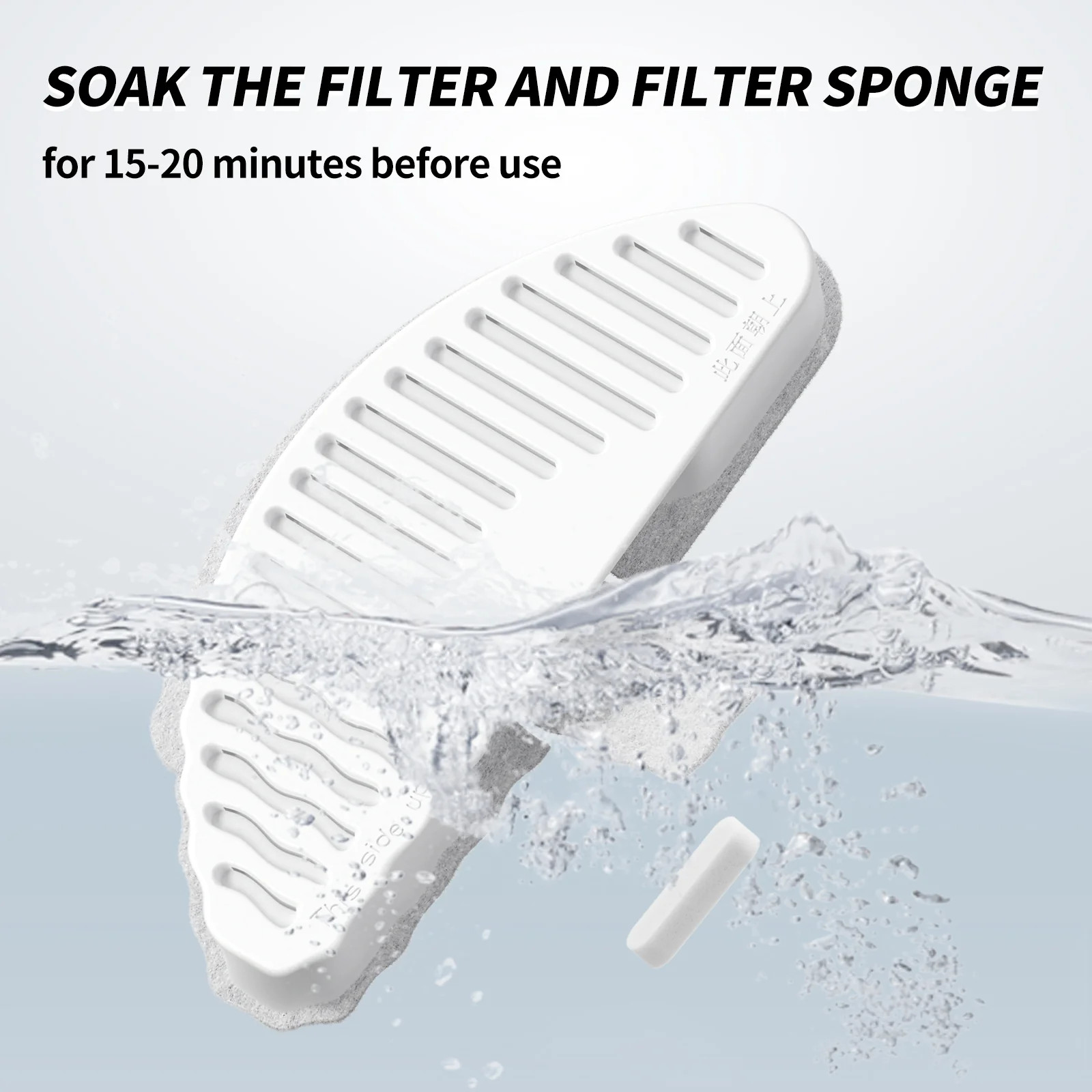 18pcs Replacement Filters and 1* Pump for ZERO Classic Fountian