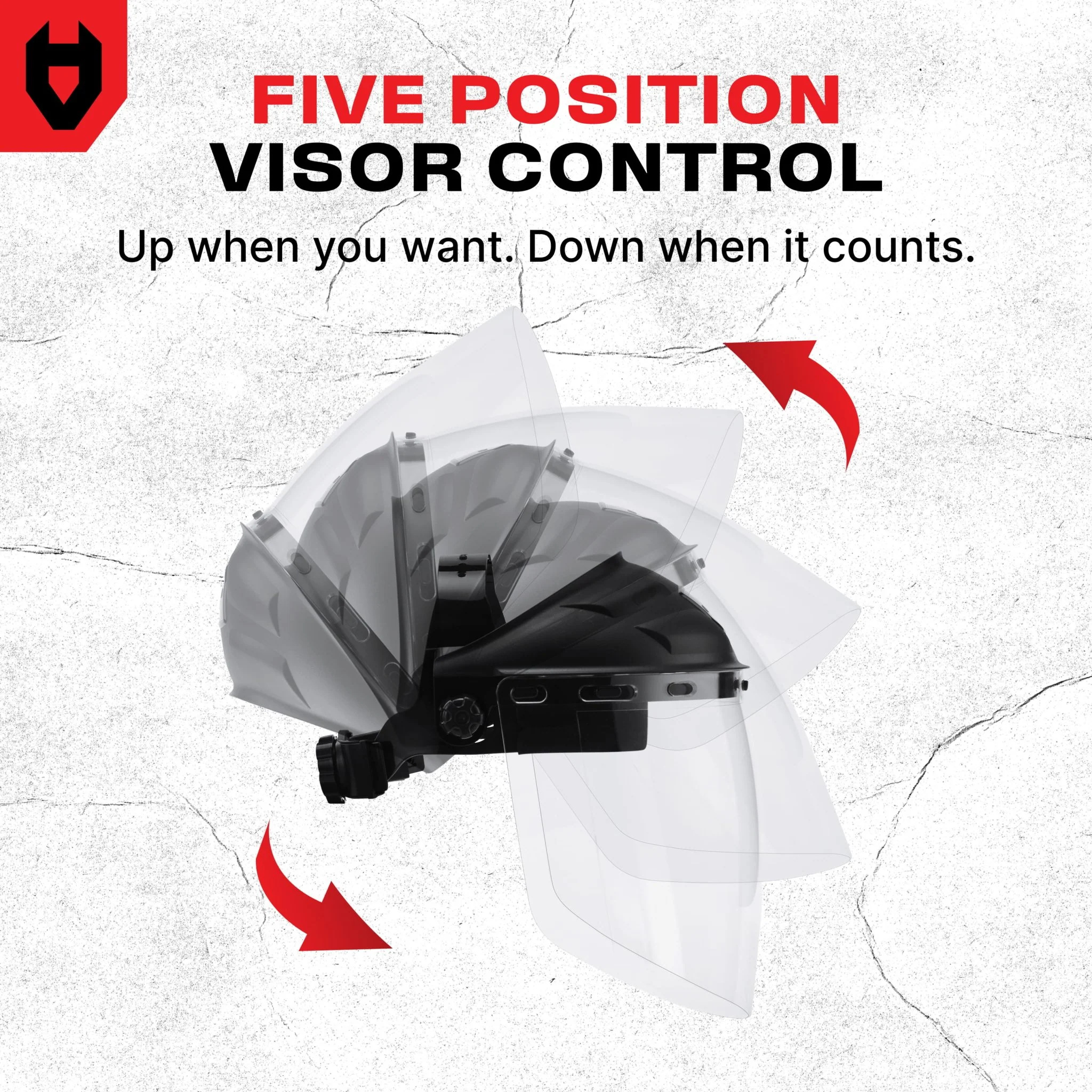FaceArmor Pro Heavy Duty Flip-Up Face Shield