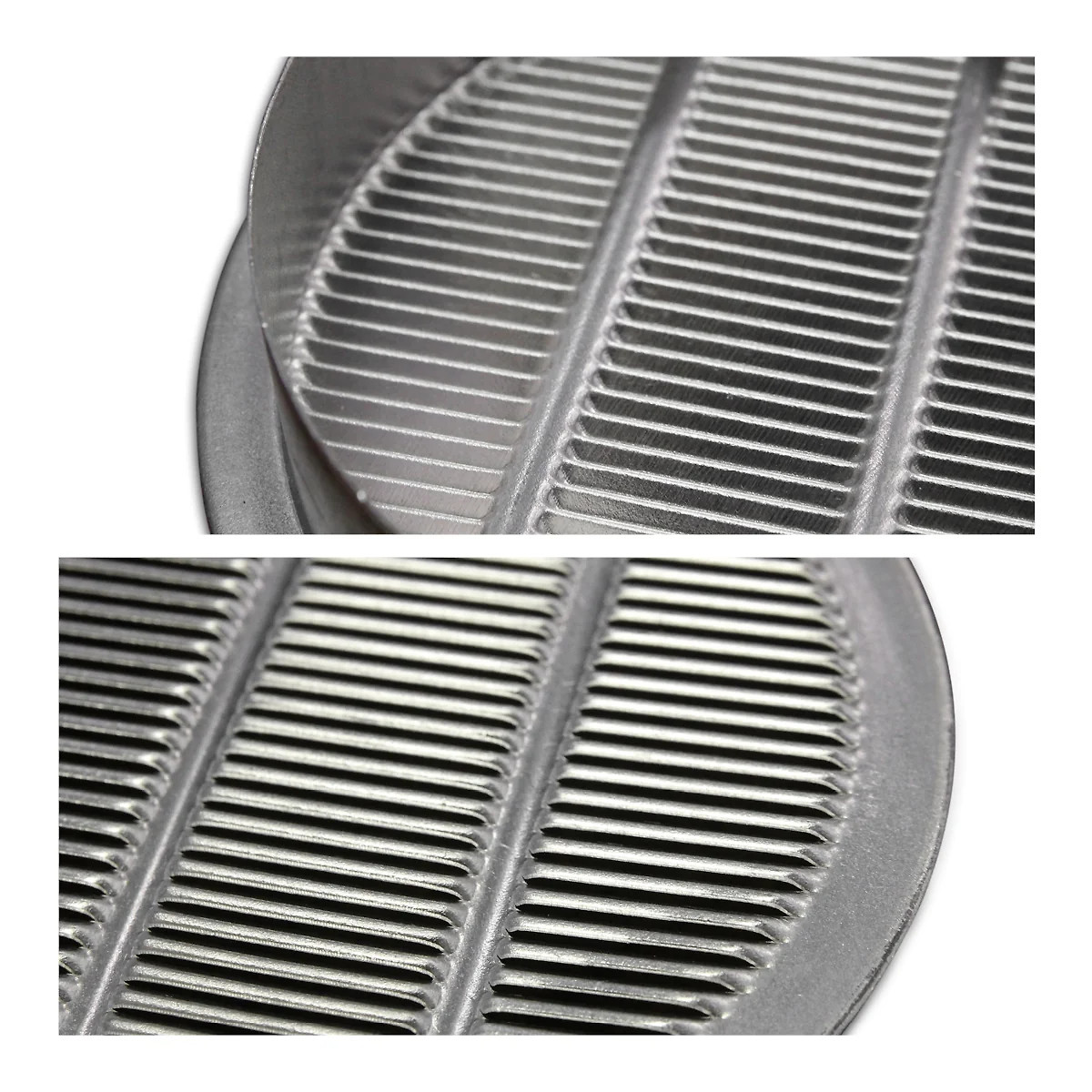 1 In. and 4 In. Round Mini Soffit Vents in Mill