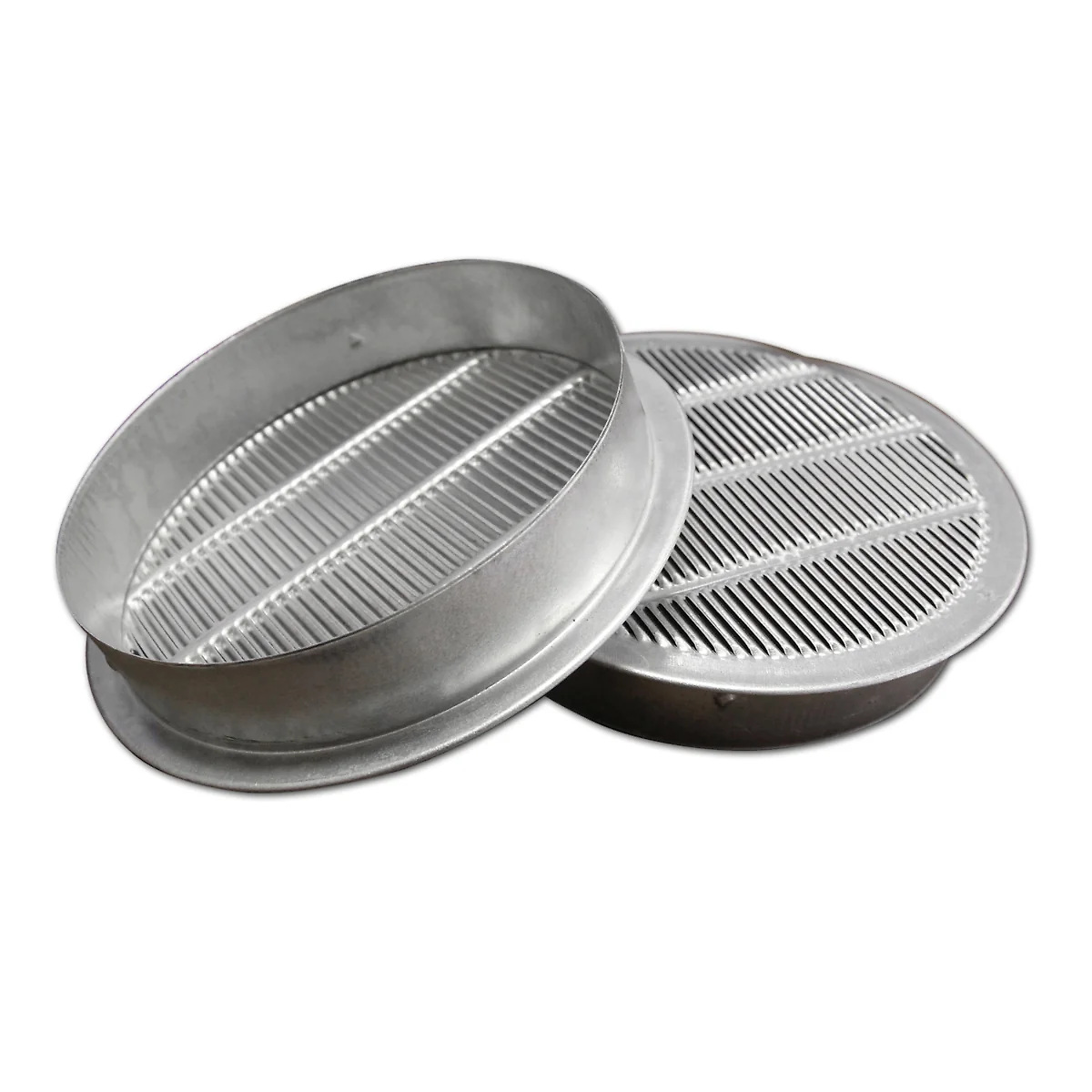 1 In. and 4 In. Round Mini Soffit Vents in Mill