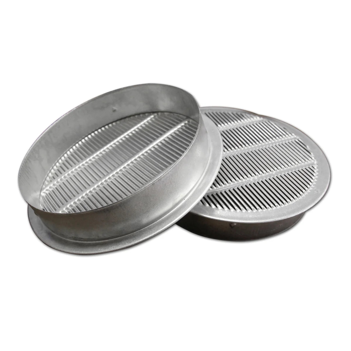 1 In. and 4 In. Round Mini Soffit Vents in Mill
