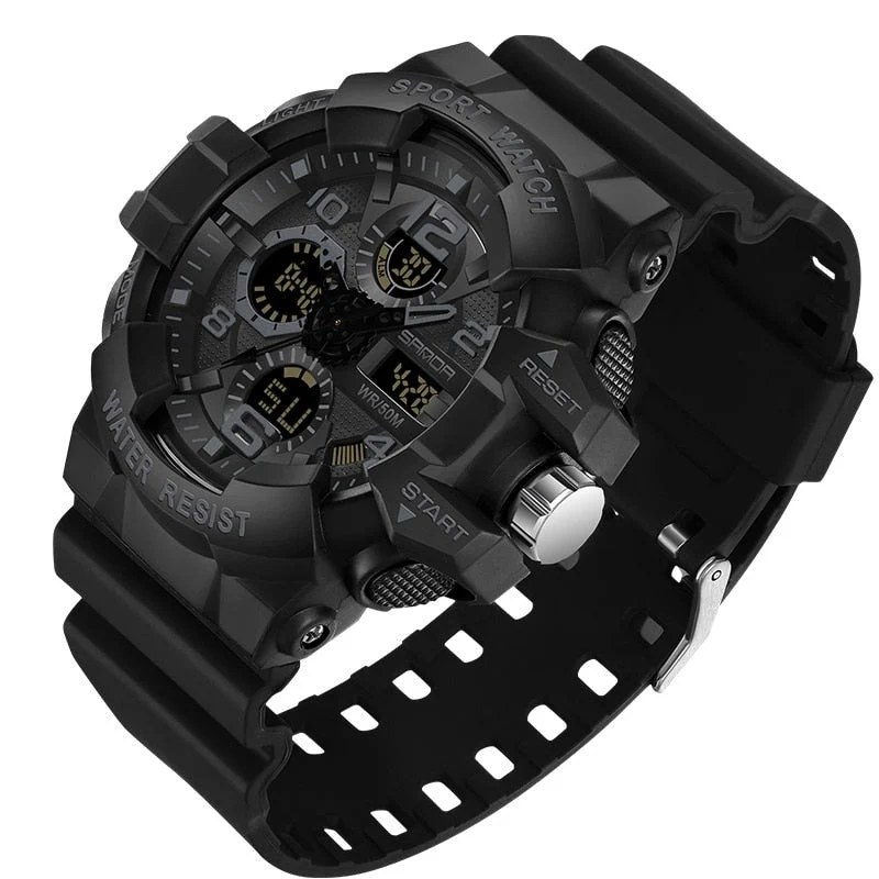 Adventure Gear | Military Digital Watch with Waterproof Design | Durable Timepiece for Outdoor Enthusiasts