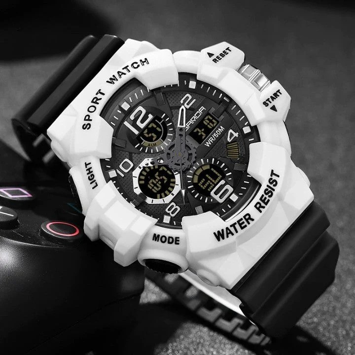 Adventure Gear | Military Digital Watch with Waterproof Design | Durable Timepiece for Outdoor Enthusiasts