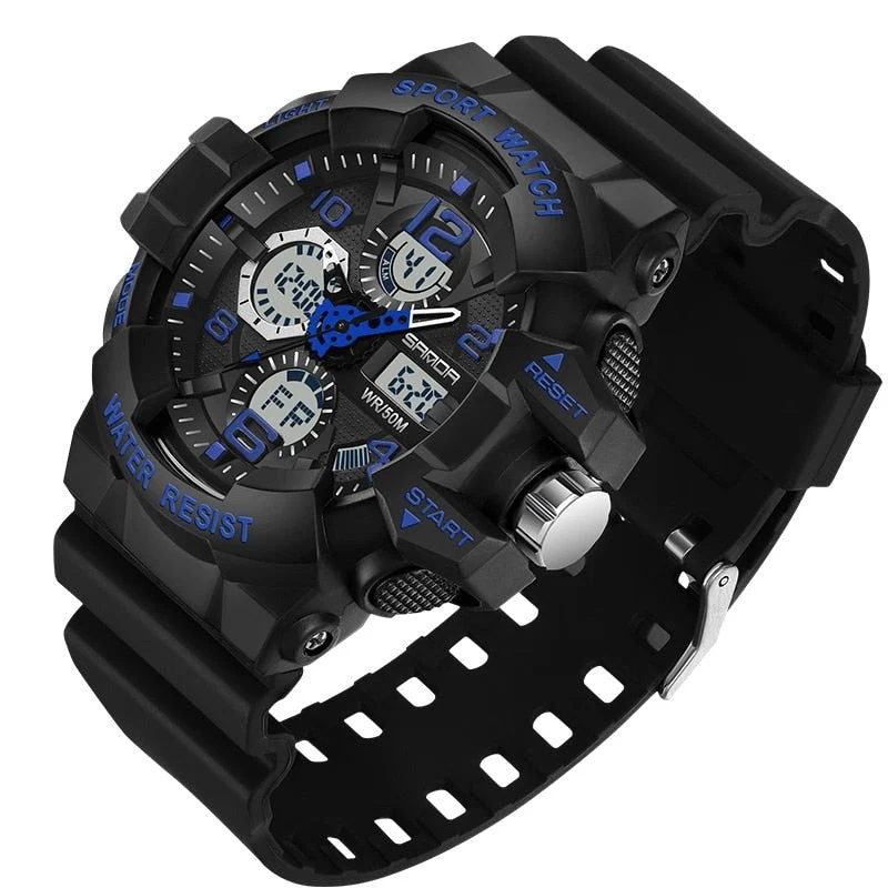 Adventure Gear | Military Digital Watch with Waterproof Design | Durable Timepiece for Outdoor Enthusiasts