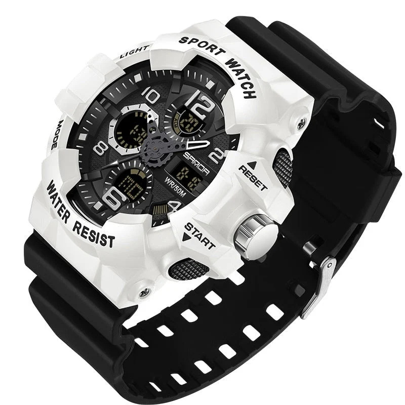 Adventure Gear | Military Digital Watch with Waterproof Design | Durable Timepiece for Outdoor Enthusiasts