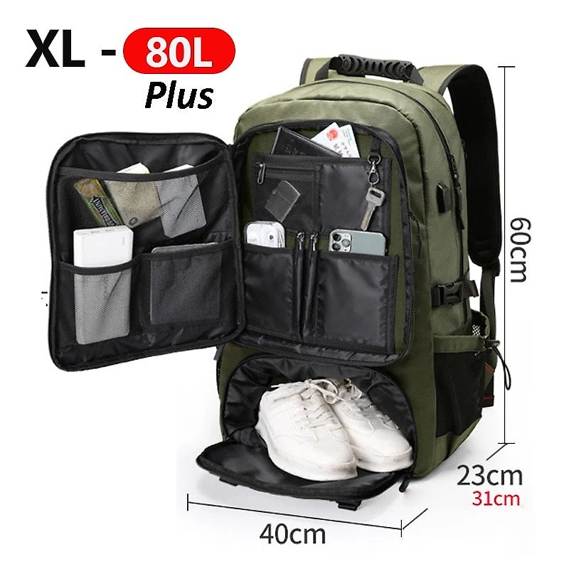 Adventure Pack | Large Capacity Travel Backpack with Water-Resistant Material | Versatile Design for Outdoor Enthusiasts