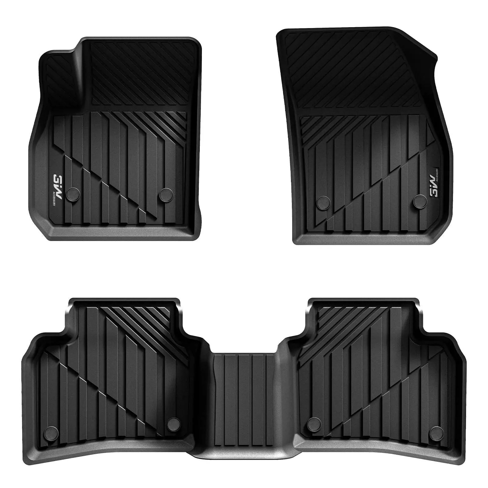 3W Cadillac XTS 2013-2019 Custom Floor Mats Thorex™ All-Weather Protection