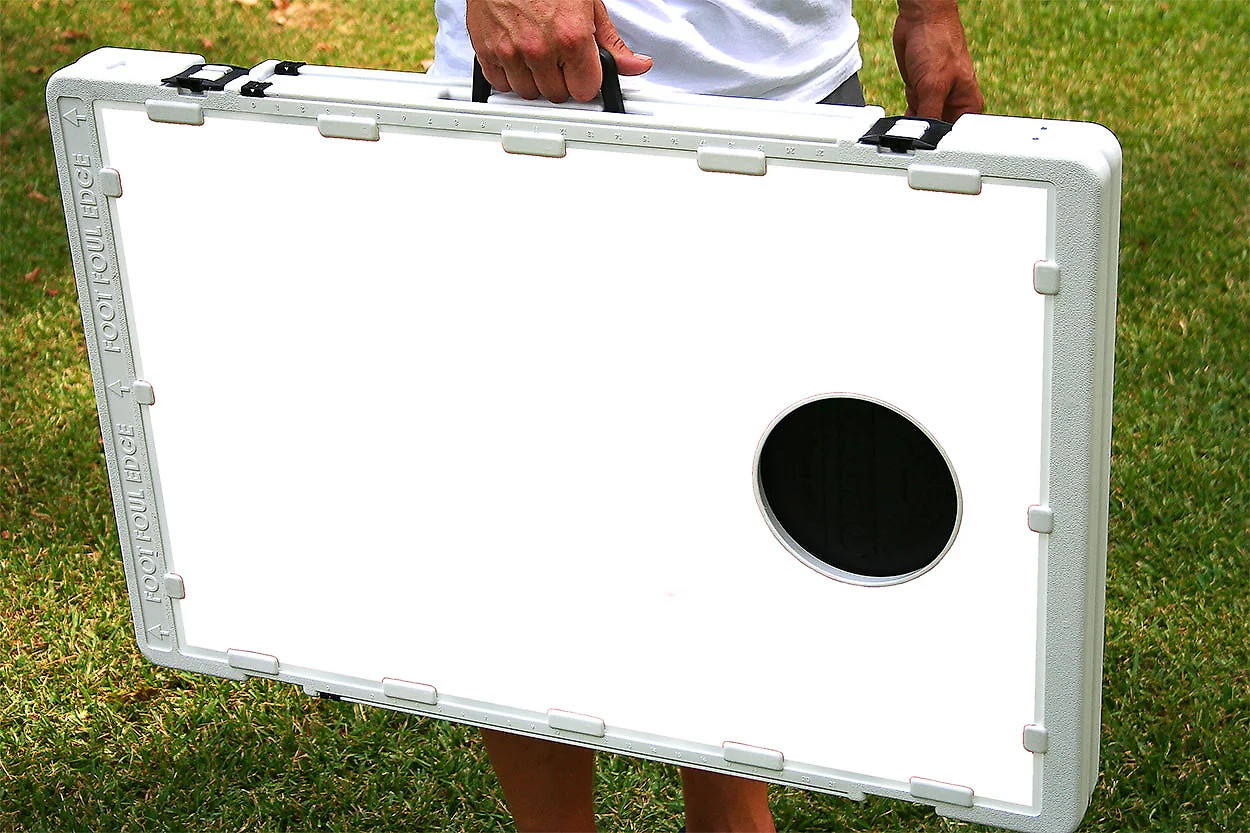 American Flag Swordfish Baggo Portable 2×3 Cornhole Bean Bag Toss Game