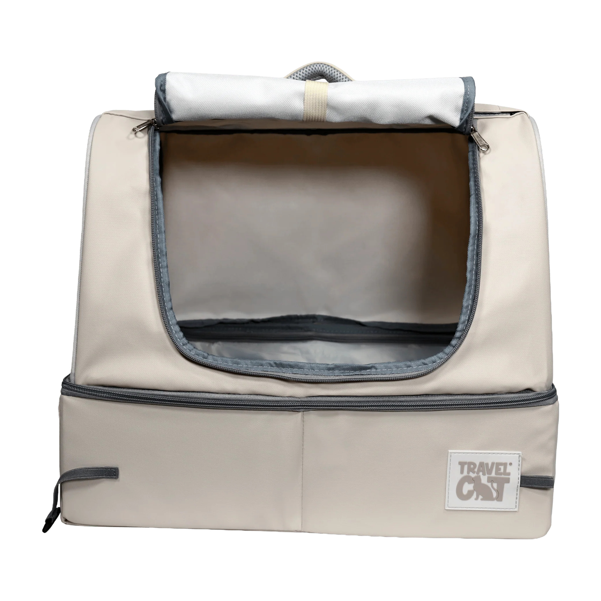 The Porta-Pawty+ Covered Travel Litter Box – Portable Bathroom for Cats