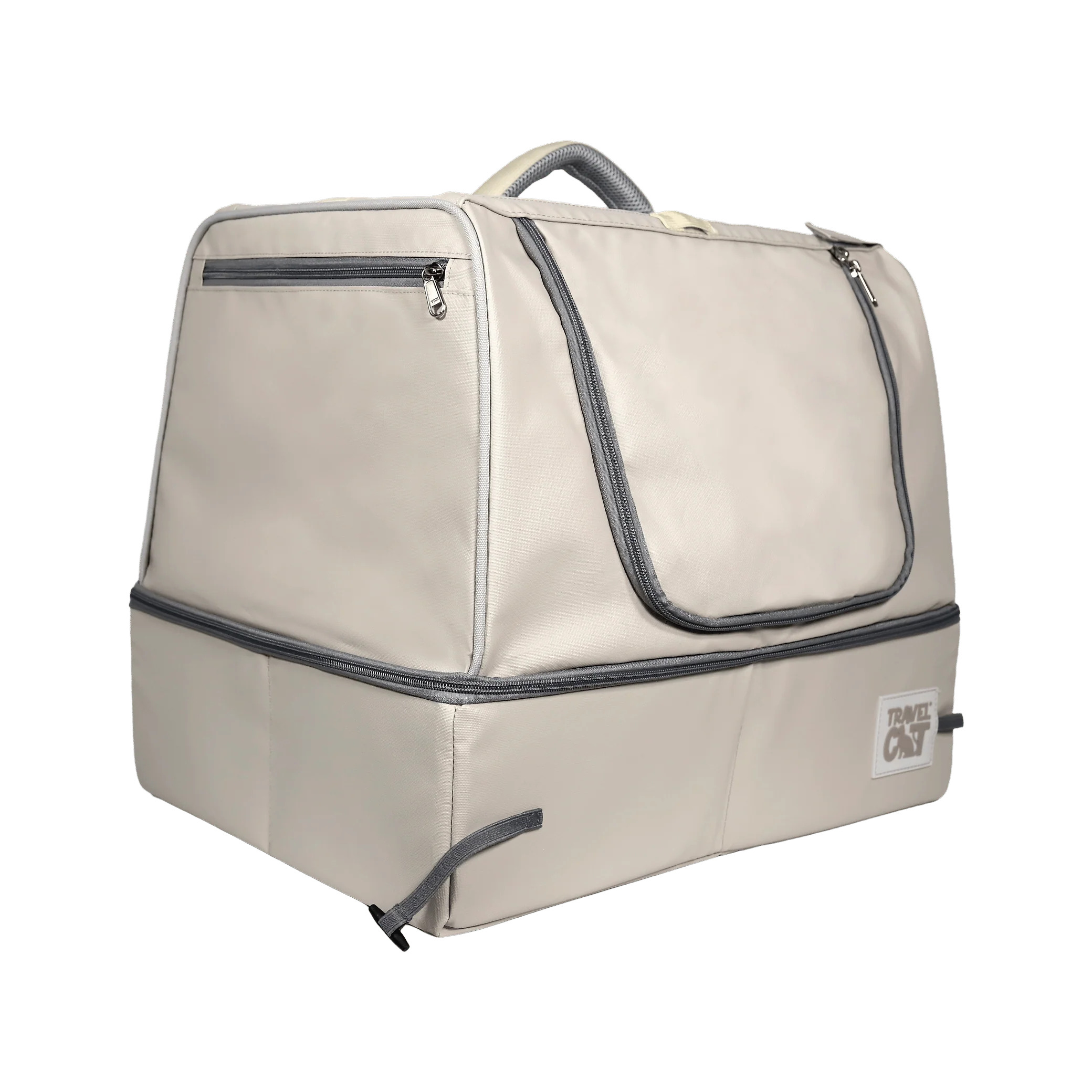 The Porta-Pawty+ Covered Travel Litter Box – Portable Bathroom for Cats