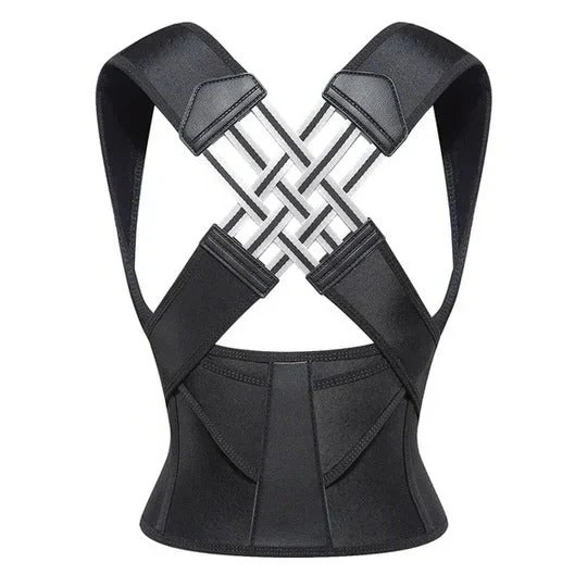 Adjustable Posture Support Brace for Everyday Back and Shoulder Alignment