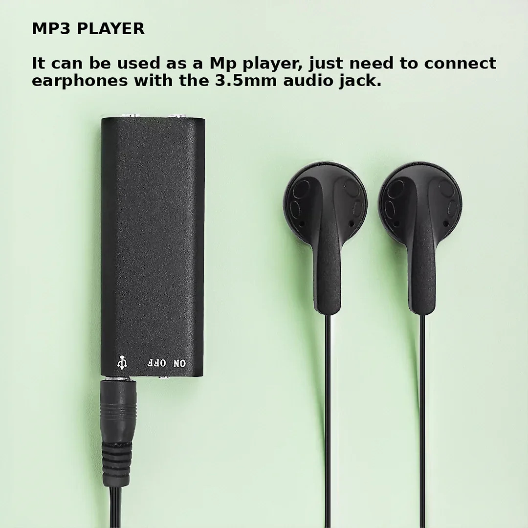 Audio Recorder Mini With Voice Activation