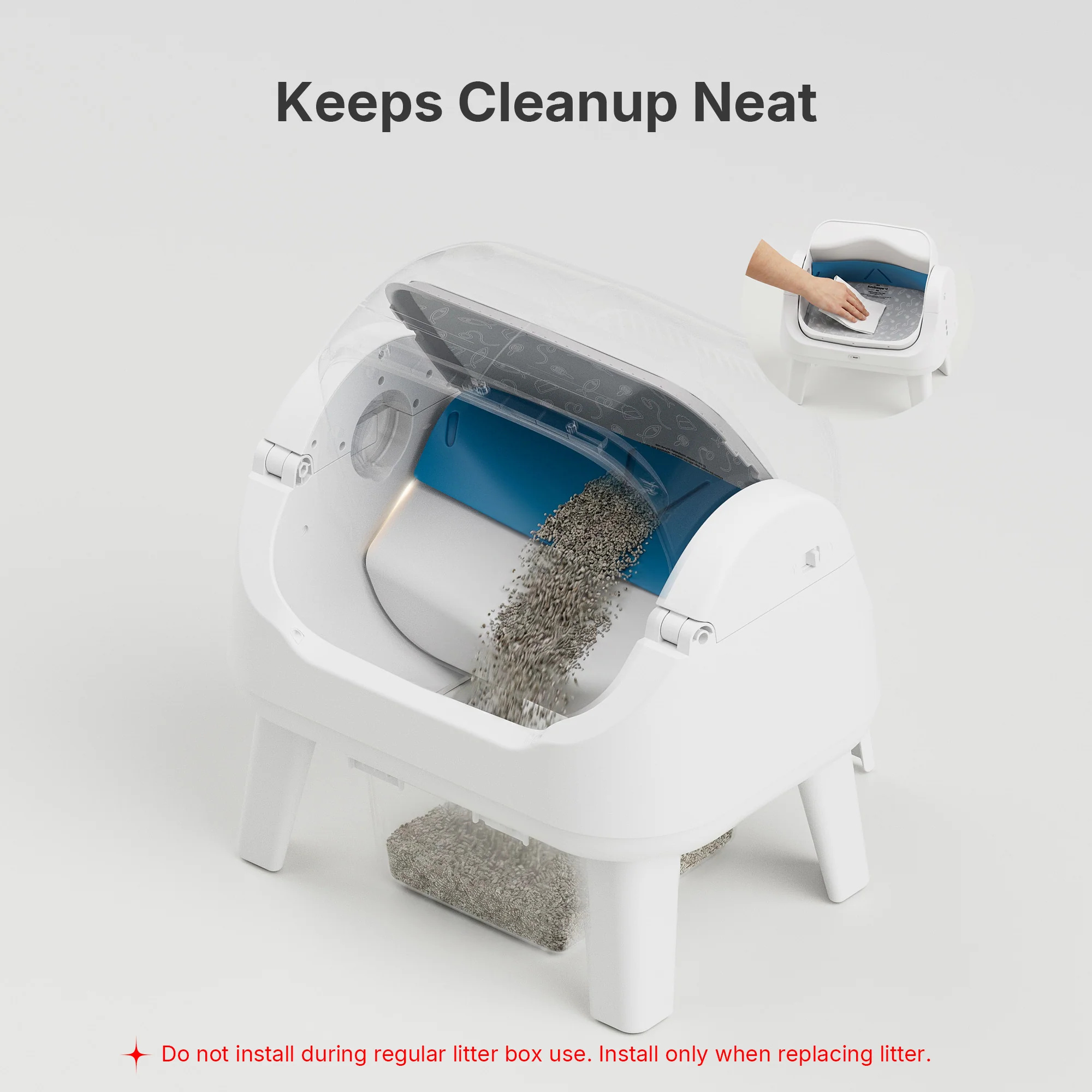 Cat Litter Remover For AutoScooper 12 – 2-Pack