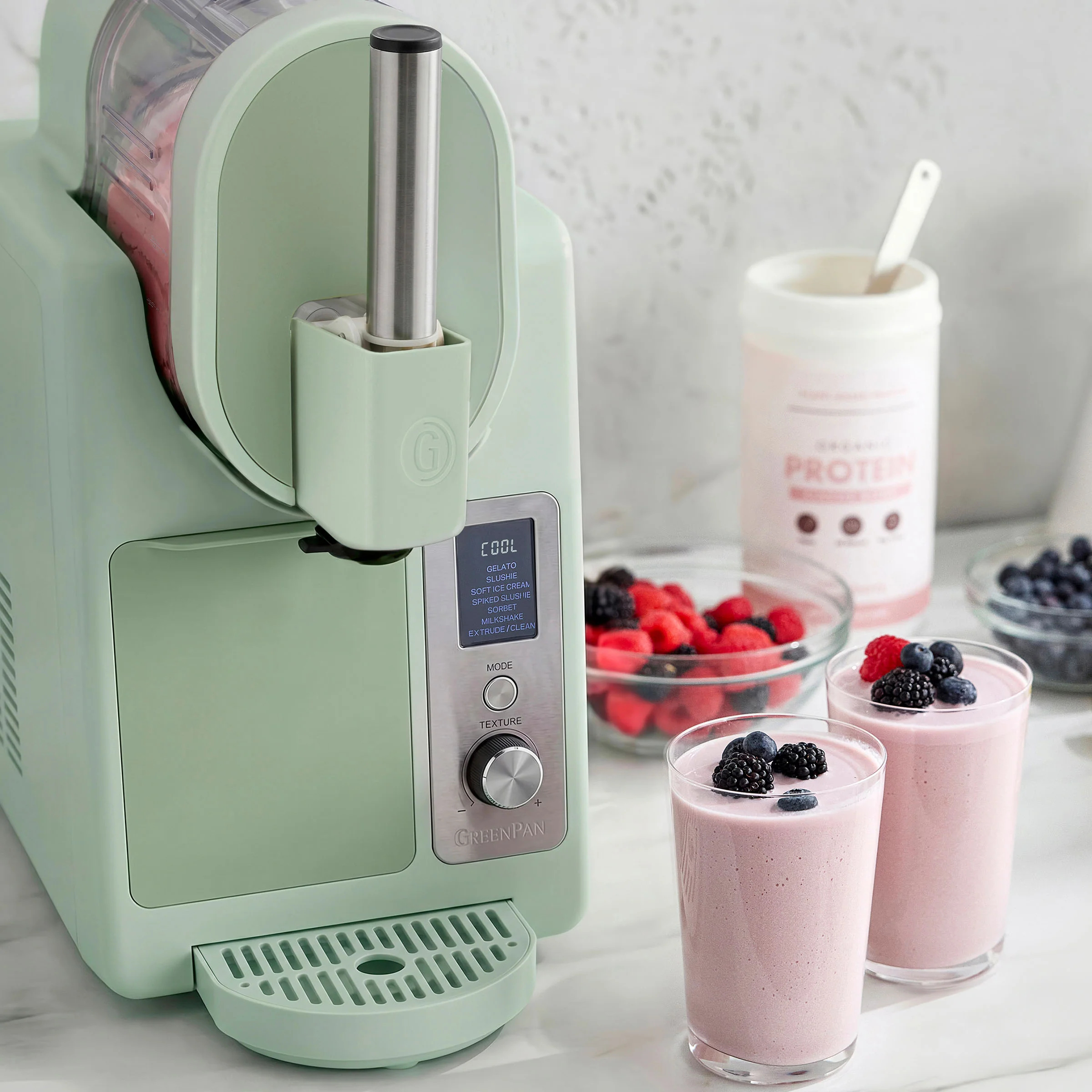 Frost Pro 16-in-1 Ice Cream. Gelato & Frozen Drink Maker | Pistachio