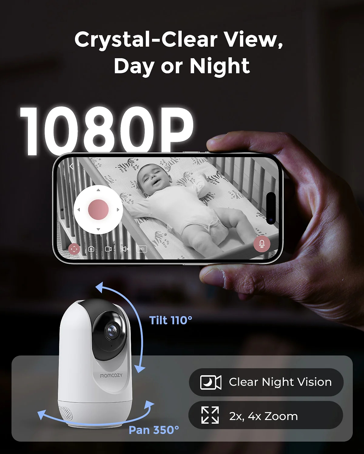 1080p Full HD Camera for Video Baby Monitor BM04