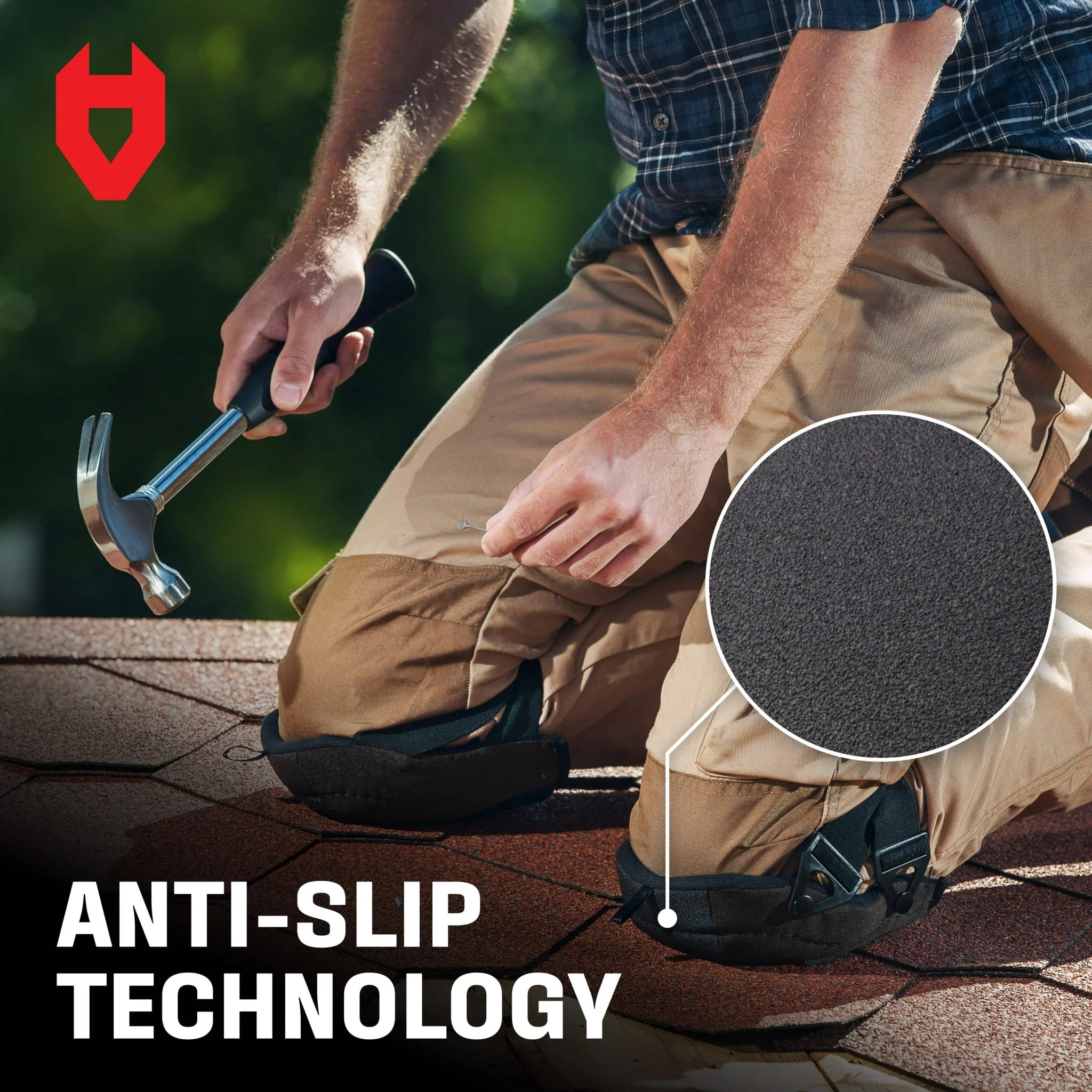 LightGuard+ Anti-Slip Flooring Foam Knee Pads