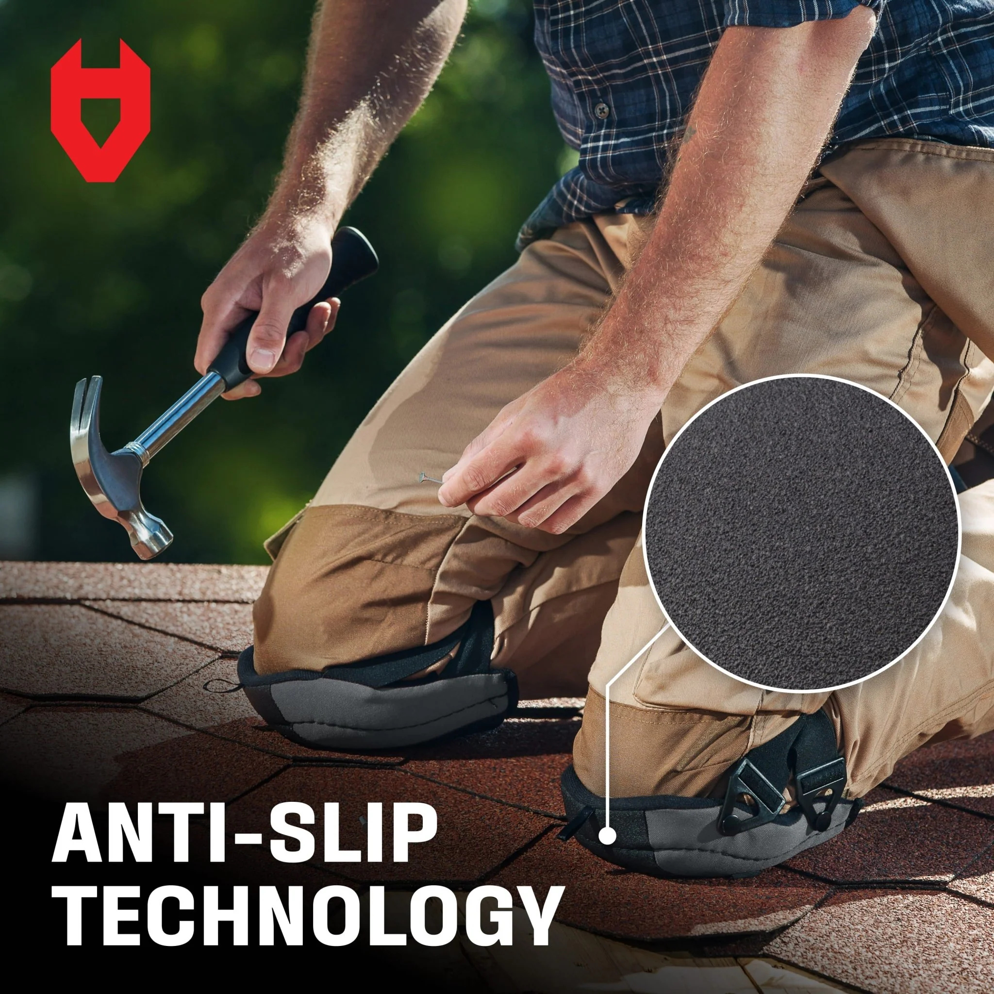 LightGuard+ Anti-Slip Flooring Foam Knee Pads