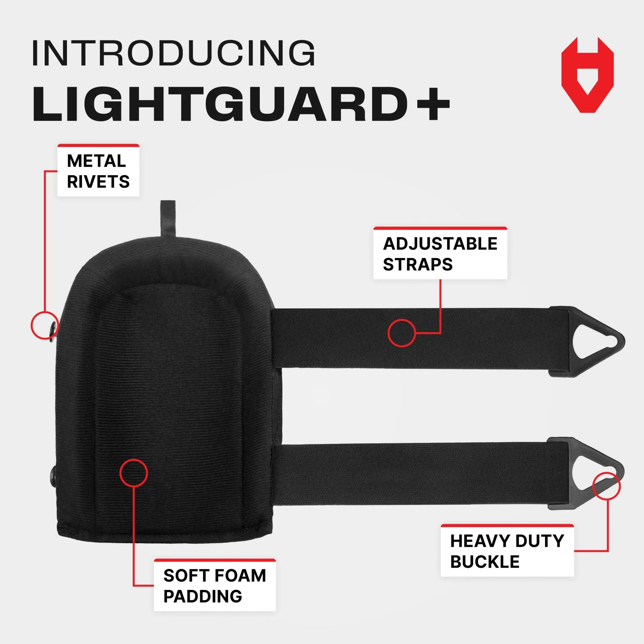 LightGuard+ Anti-Slip Flooring Foam Knee Pads