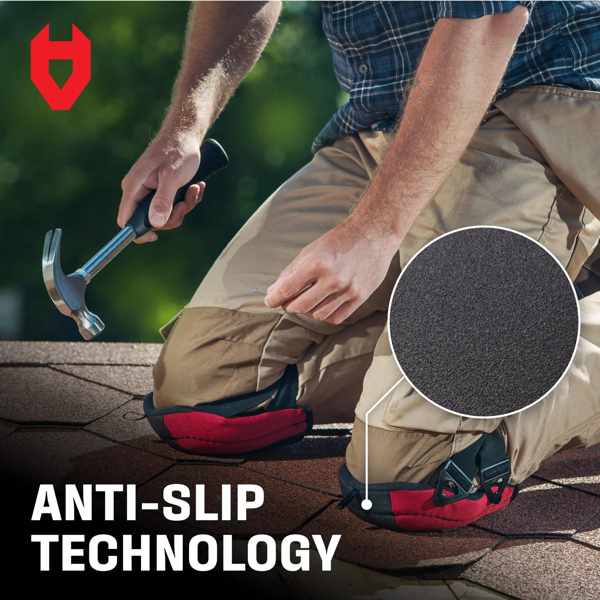 LightGuard+ Anti-Slip Flooring Foam Knee Pads