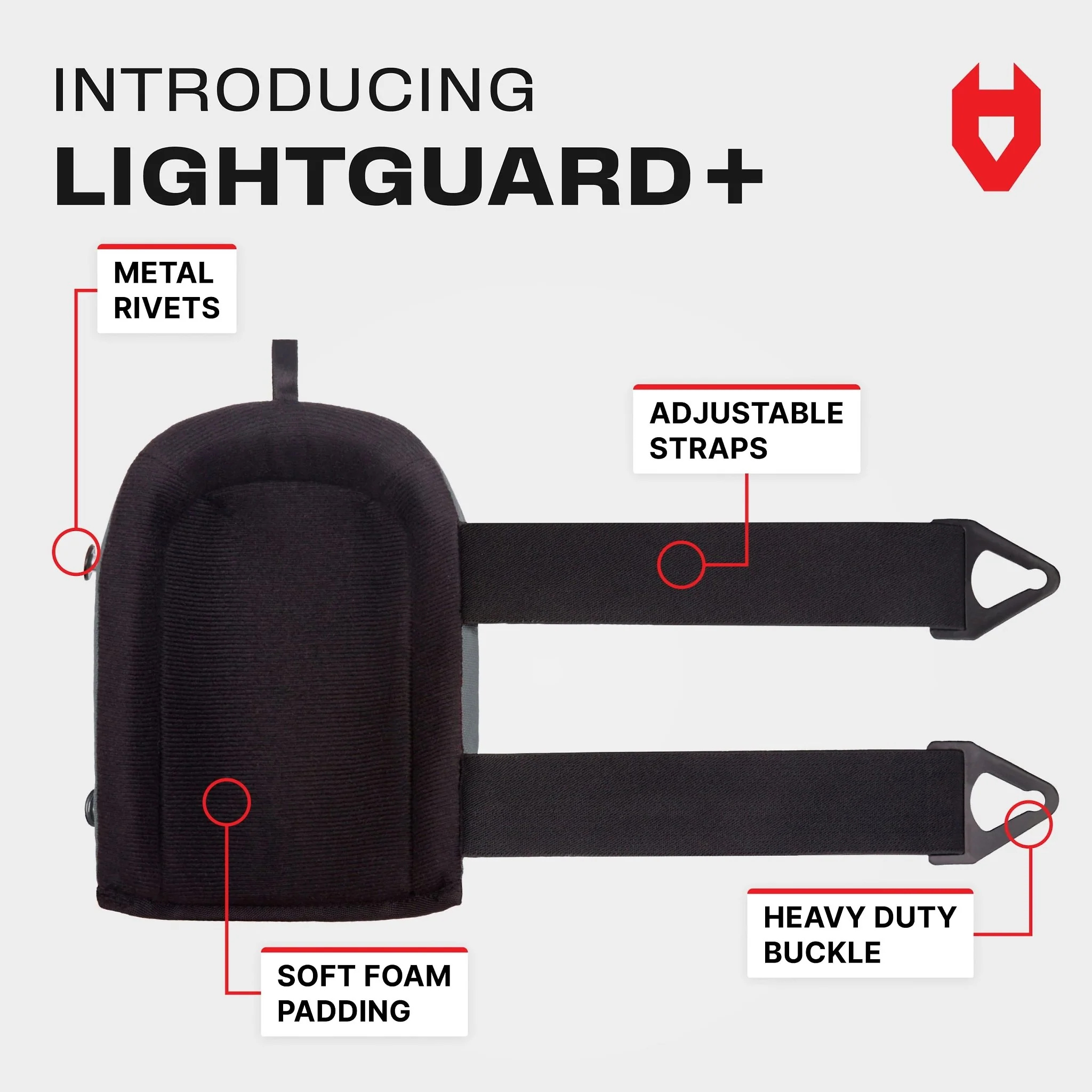 LightGuard+ Anti-Slip Flooring Foam Knee Pads