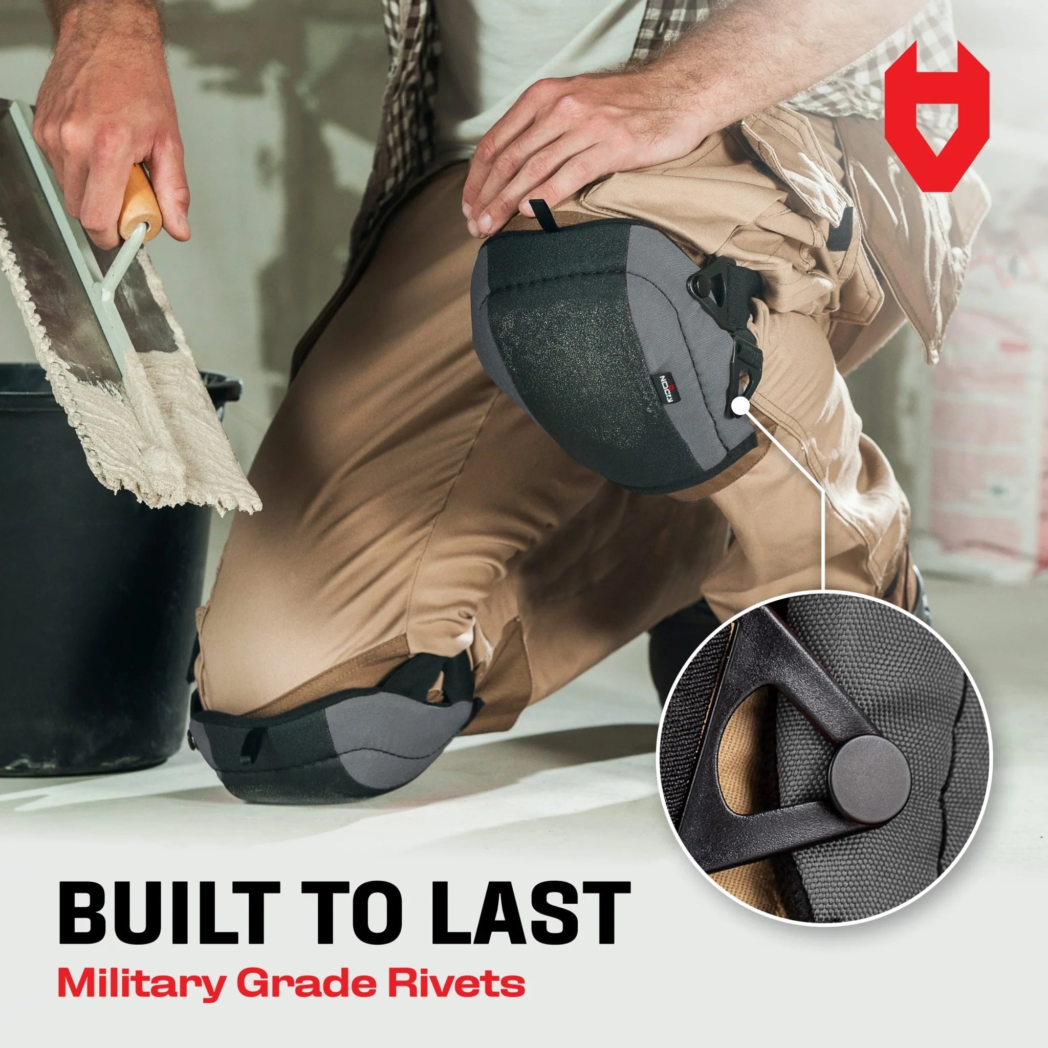 LightGuard+ Anti-Slip Flooring Foam Knee Pads