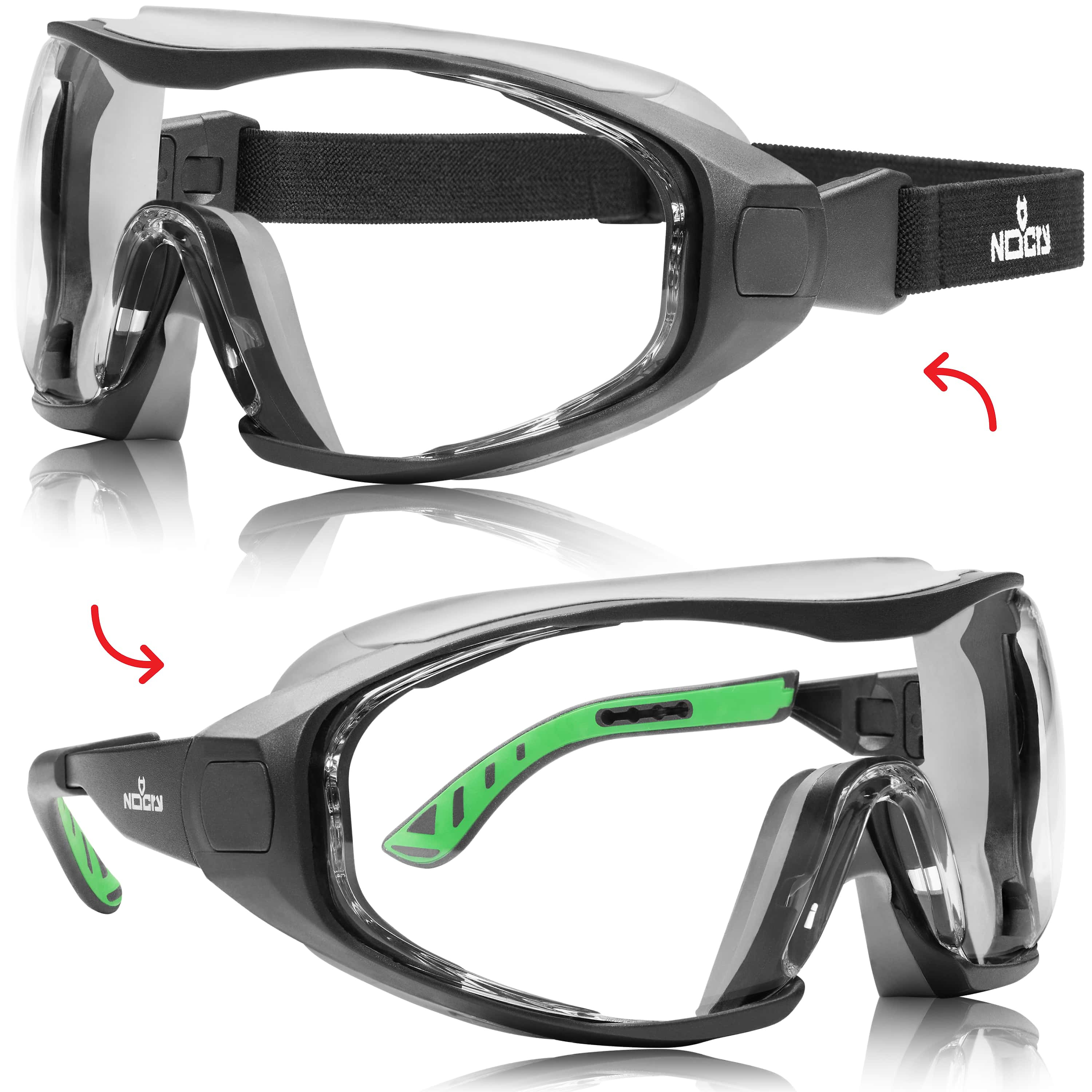 Hybrid Pro Interchangeable Safety Goggles