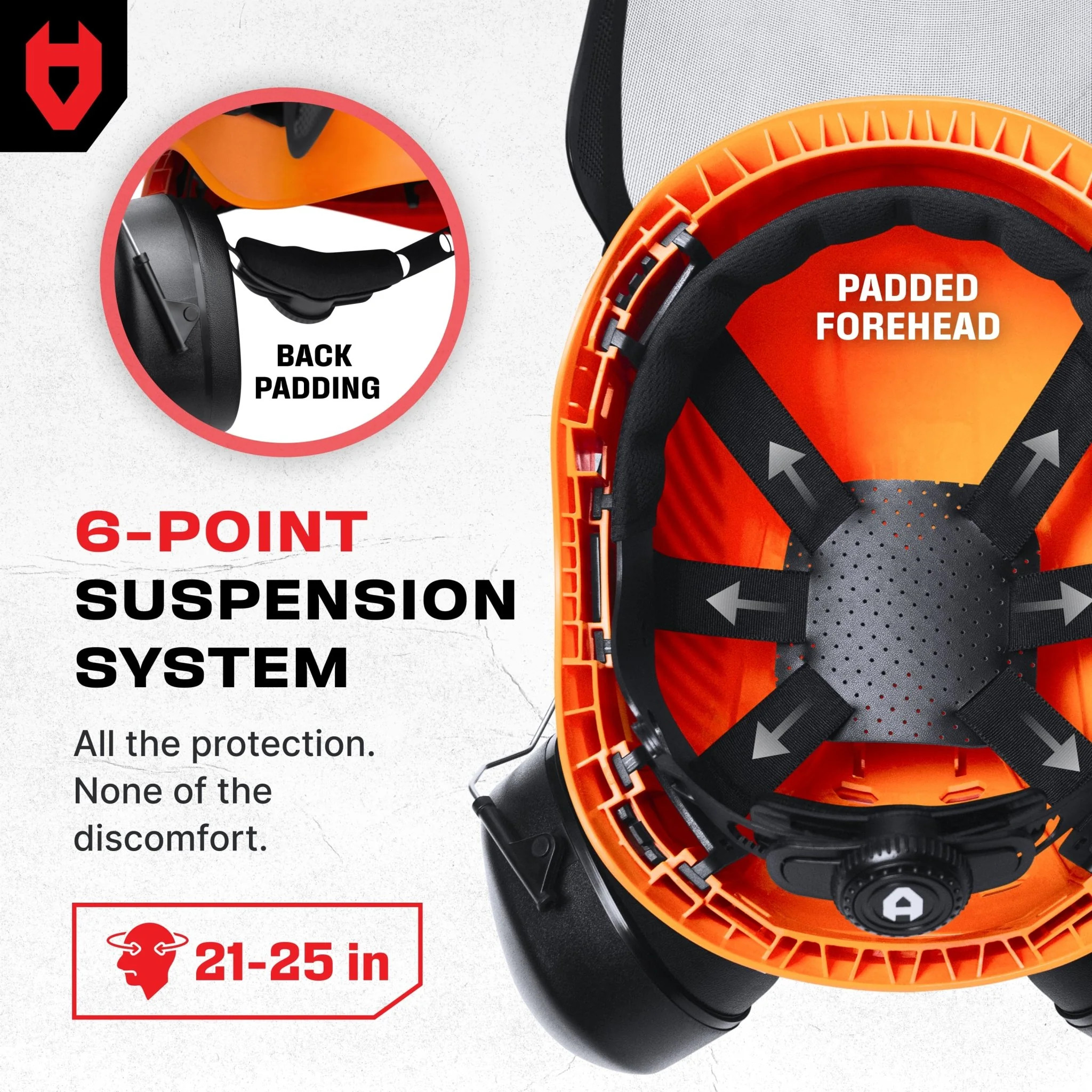 ForestArmor Pro Heavy Duty Arborist Safety Helmet