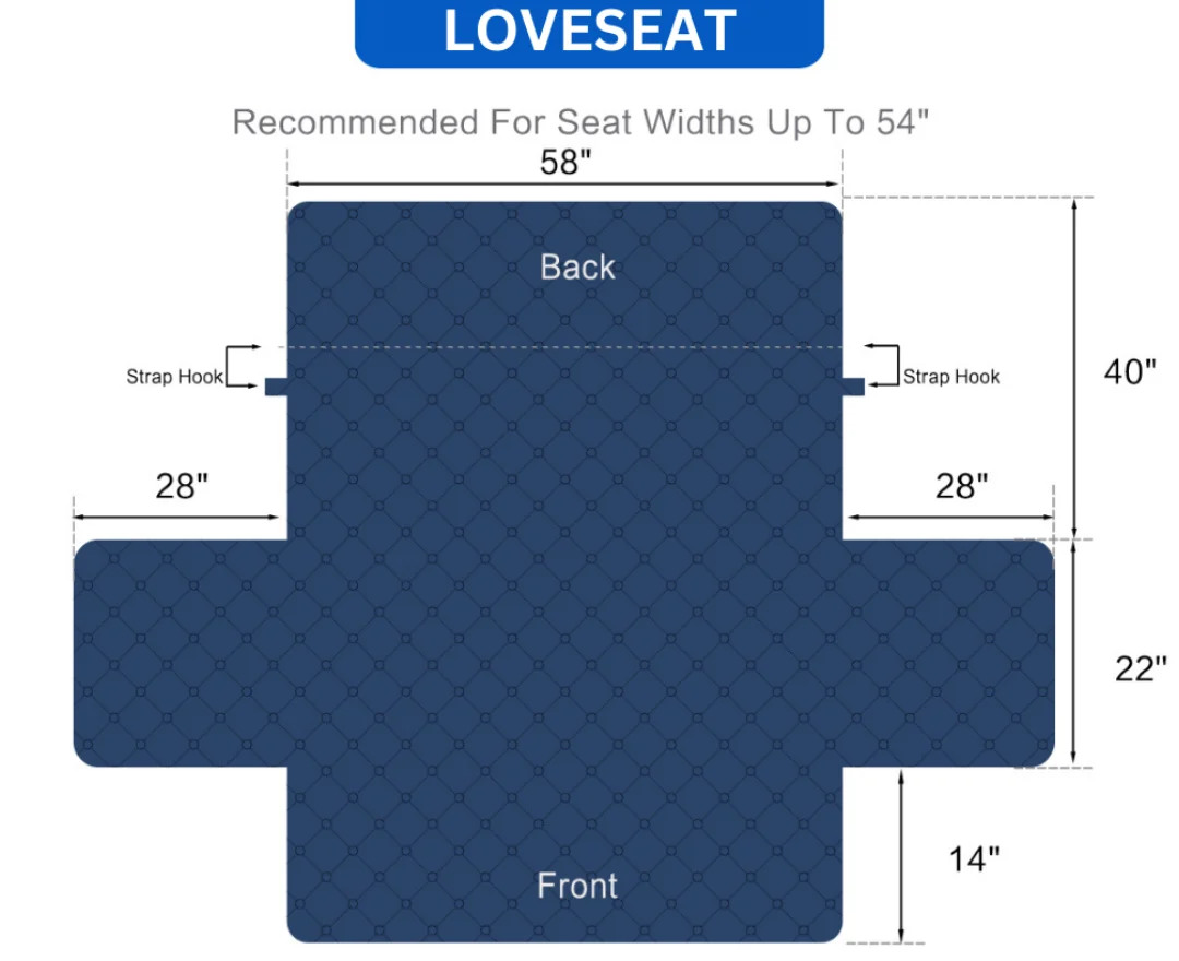 Team K9® Reversible Furniture Protector Couch Cover