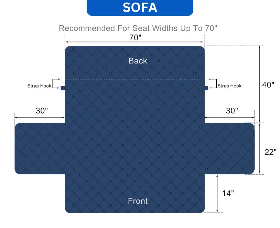 Team K9® Reversible Furniture Protector Couch Cover