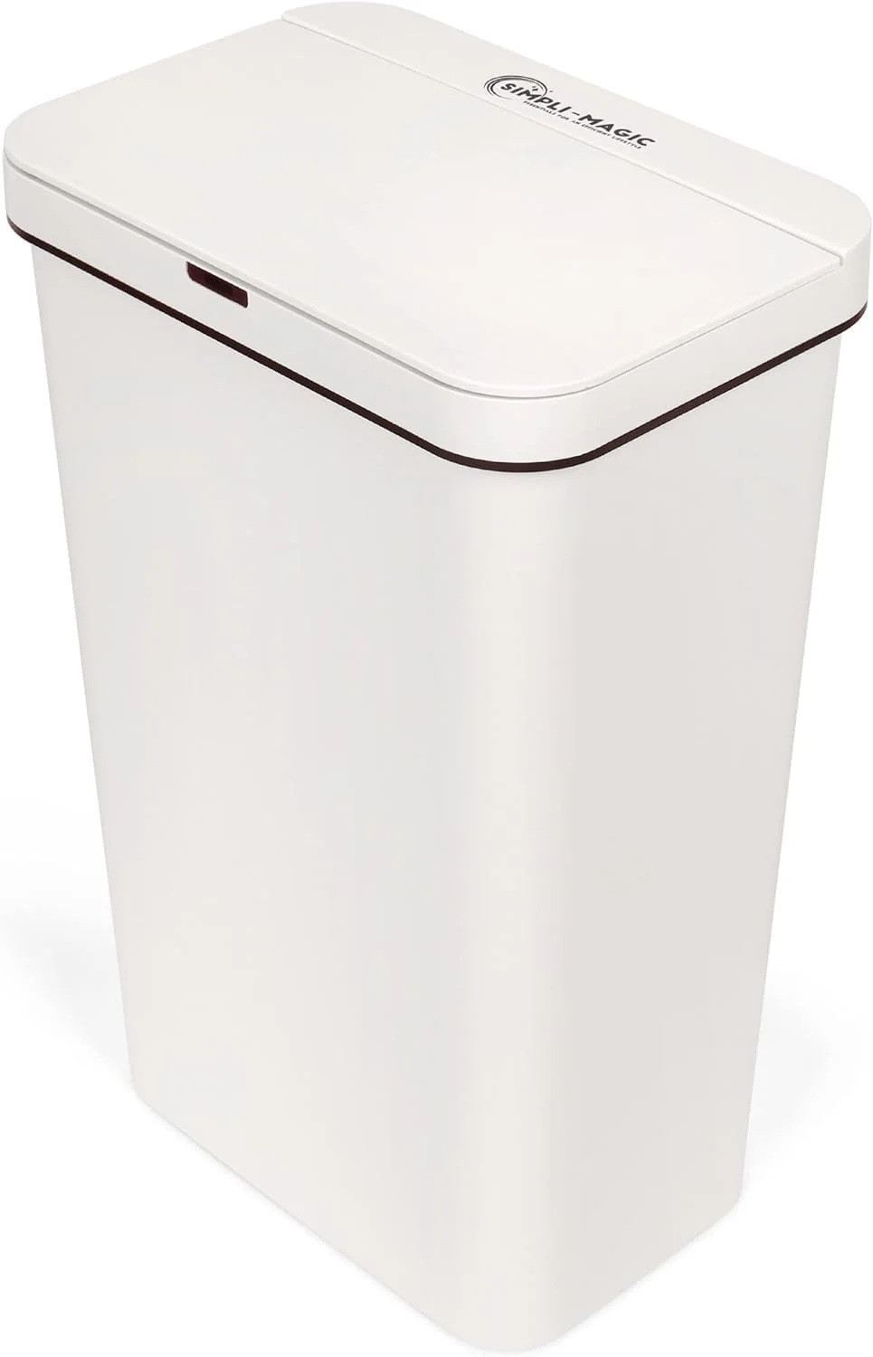 SIMPLI-MAGIC 13 Gallon (50L) Motion Sensor Touchless Trash Can – Automatic Hands-Free Garbage Can for Kitchen. Home. Office