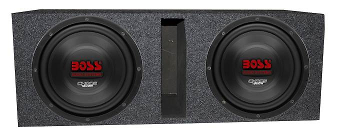 2) Boss CH10DVC 10 3000W Car Subwoofers Subs Woofers 4 Ohm+Vented Box Enclosure
