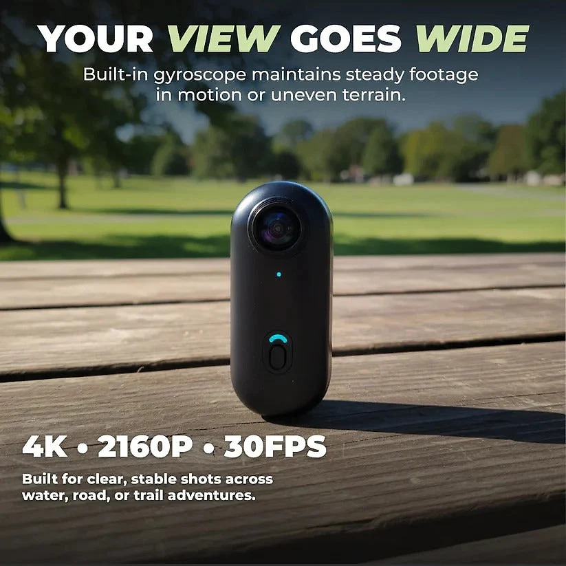 Adventure Capture | 4K Action Camera with Waterproof Design & 128GB Memory | Versatile Mounting for Every Adventure