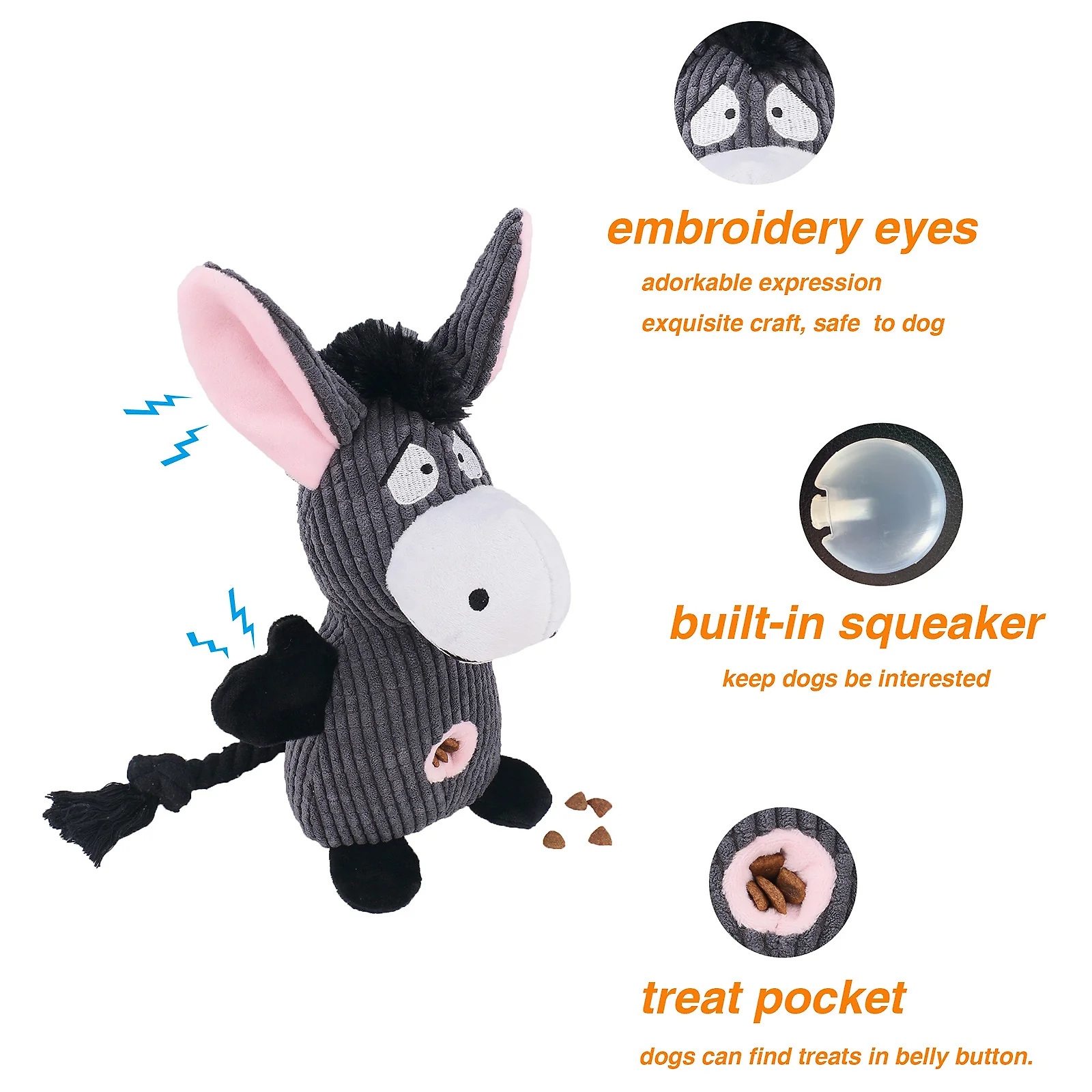 Robust Plush – Immortal Squeaker Plush Toy For Aggressive Chewers