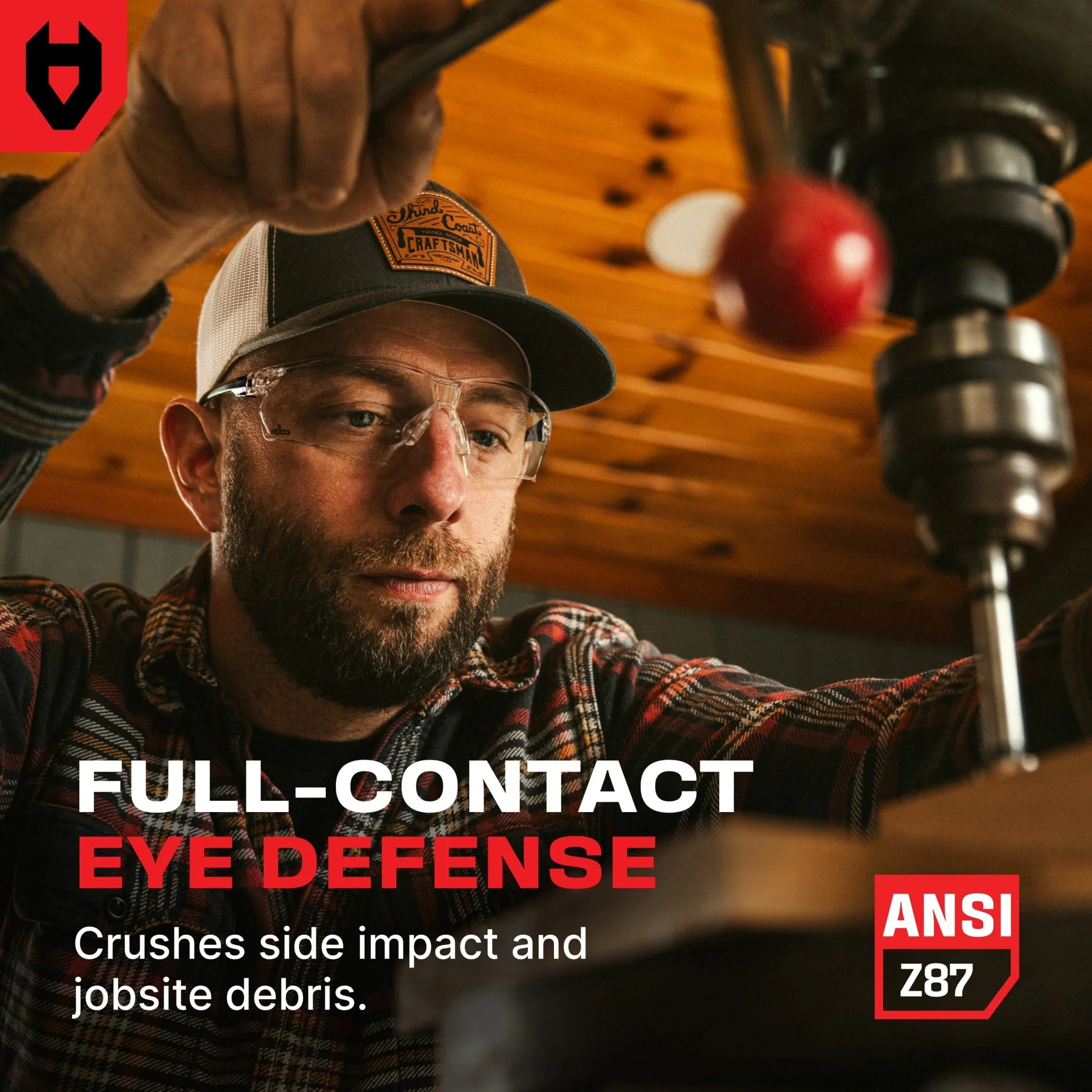 EyeArmor+ Adjustable Anti-Fog Safety Glasses