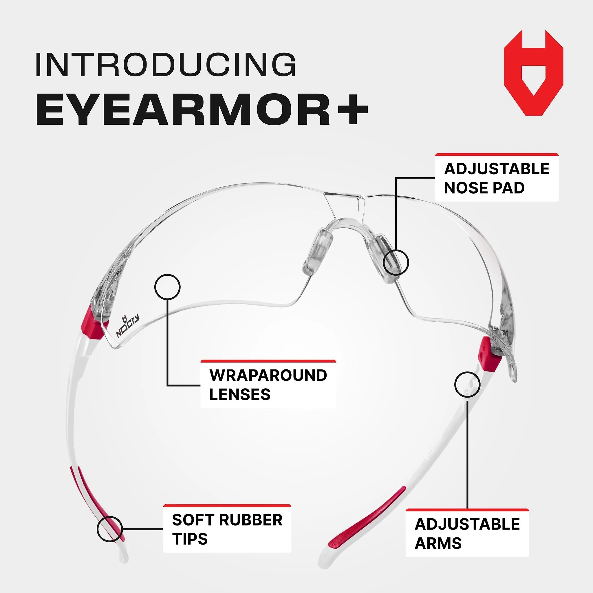 EyeArmor+ Adjustable Anti-Fog Safety Glasses