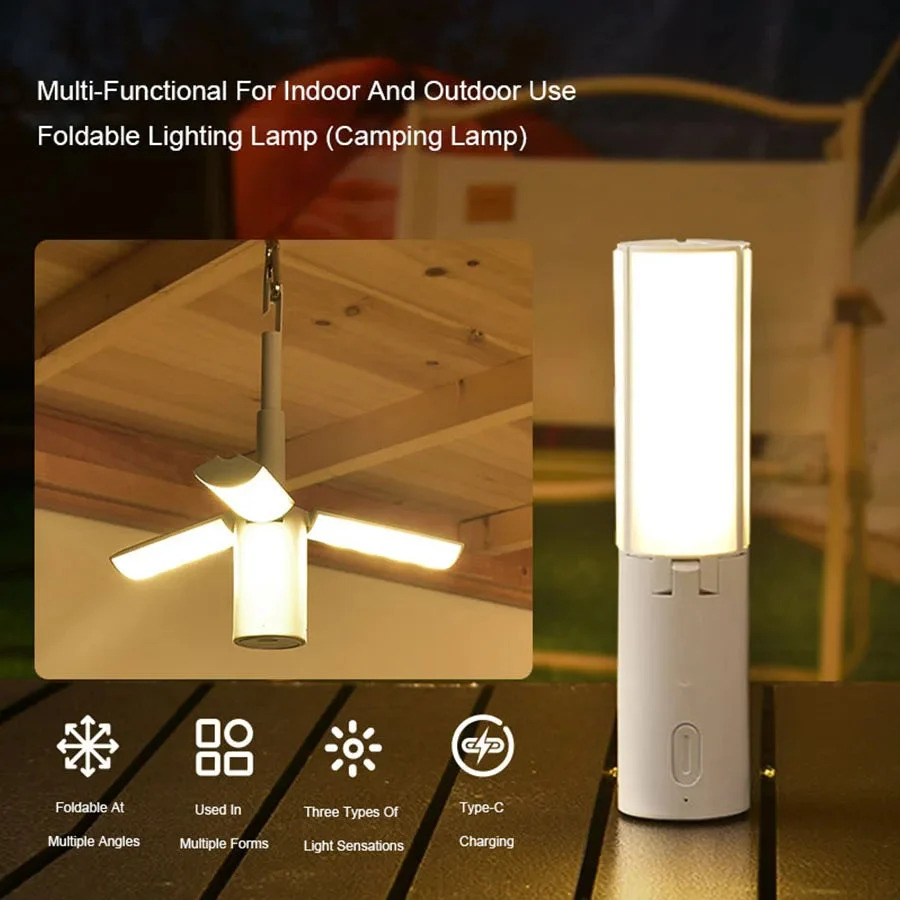 Adventure Light | Folding Camping Lantern with 3 Light Modes & Fast Charging | Versatile Illumination for Outdoor Activities