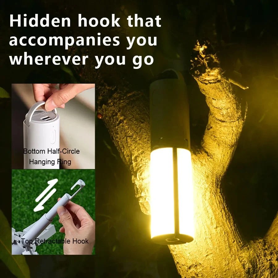 Adventure Light | Folding Camping Lantern with 3 Light Modes & Fast Charging | Versatile Illumination for Outdoor Activities