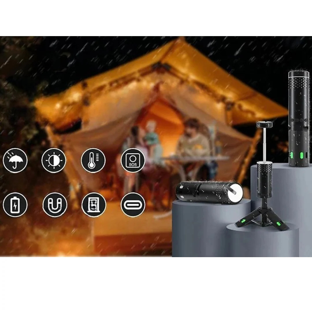 Adventure Light | Rechargeable Camping Lantern with Power Bank & Adjustable Brightness for Outdoor Adventures
