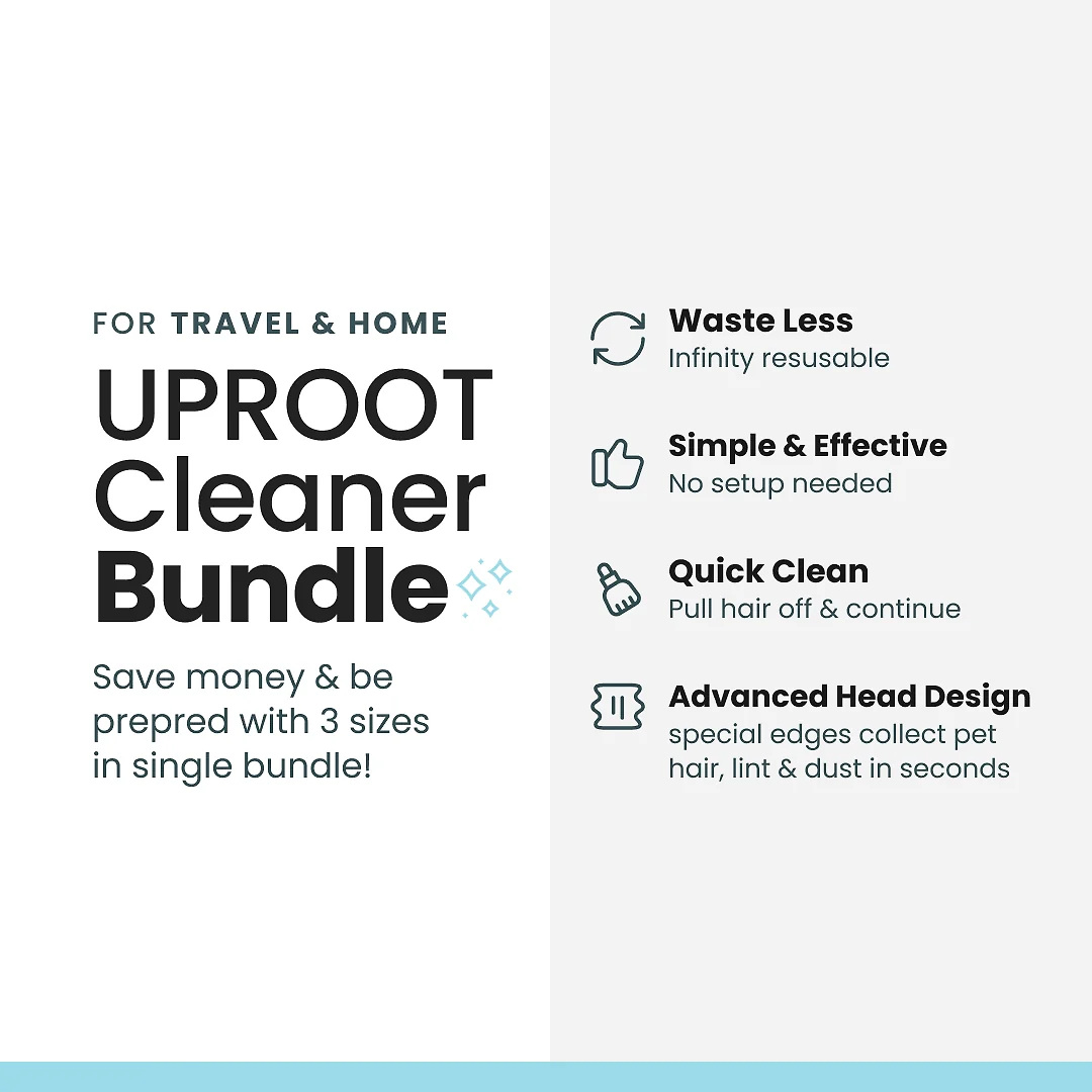 Effective Fur-Free Starter Kit- Uproot Mini. Pro & Xtra
