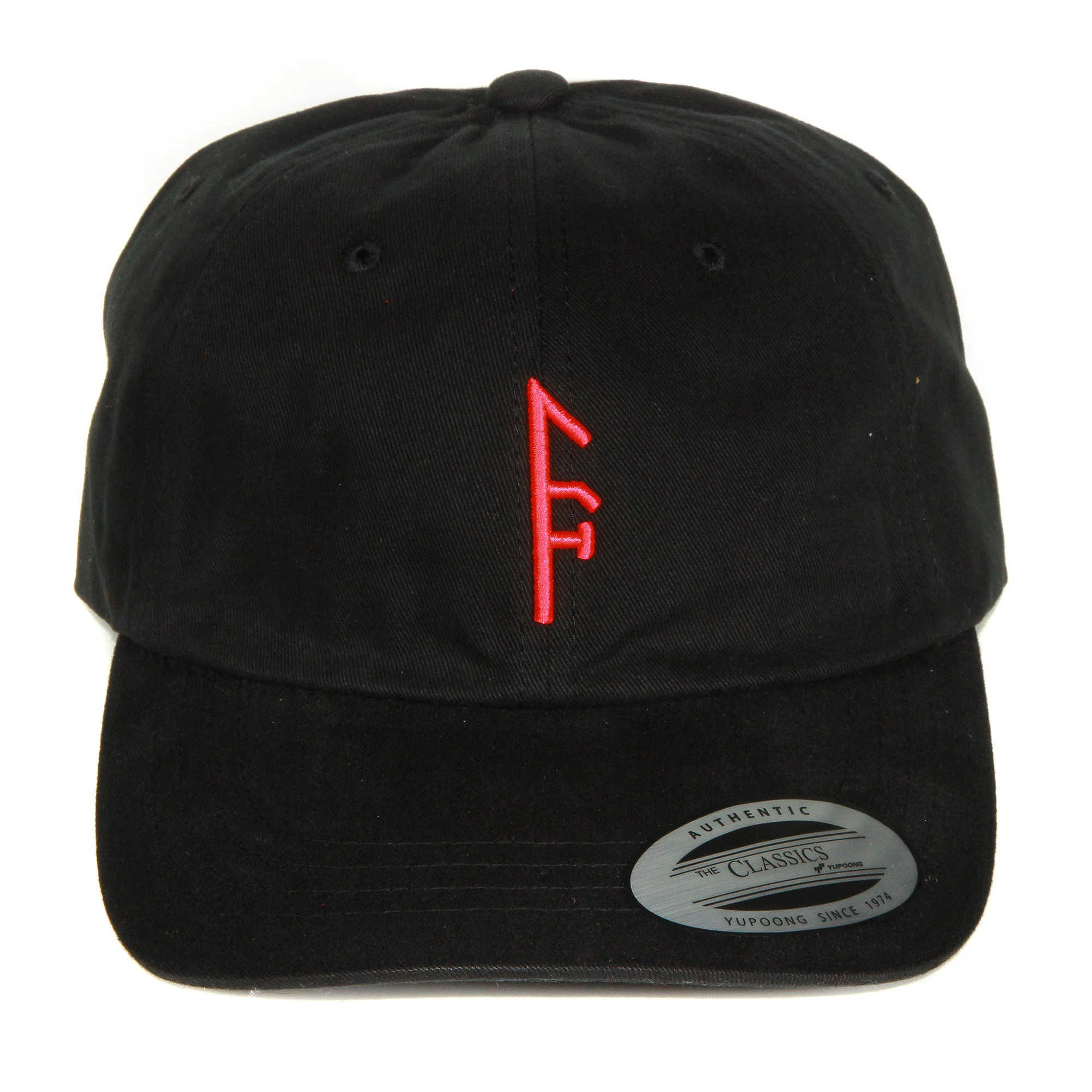 Black Dad Hat Pink Vector....