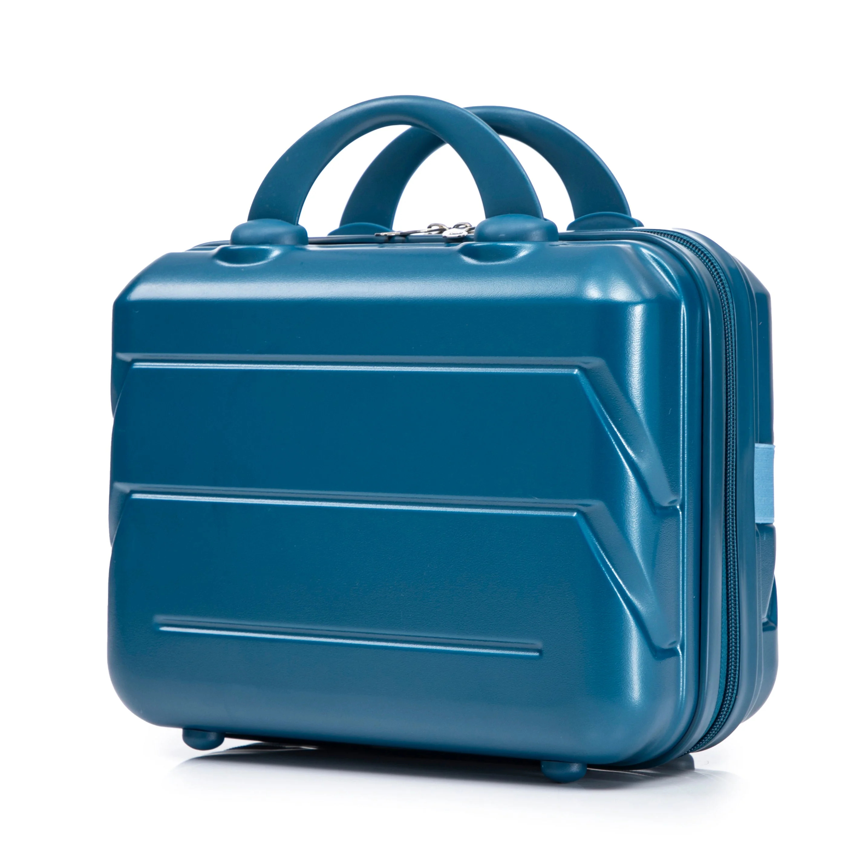 14/20 2-Piece ABS Spinner Wheel Luggage Set (Dark Blue)