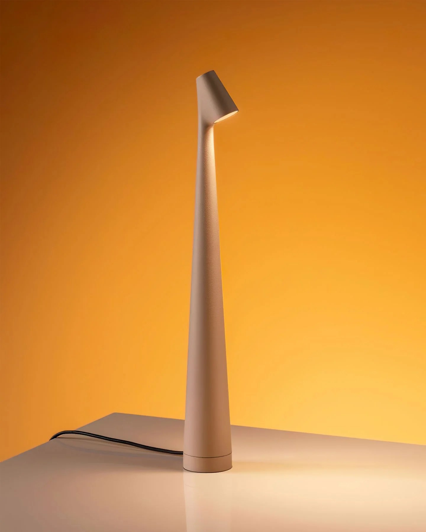 Africa Slim Cordless LED Rechargeable Table Lamp – Built-in Battery Portable Desk Light 1-Light