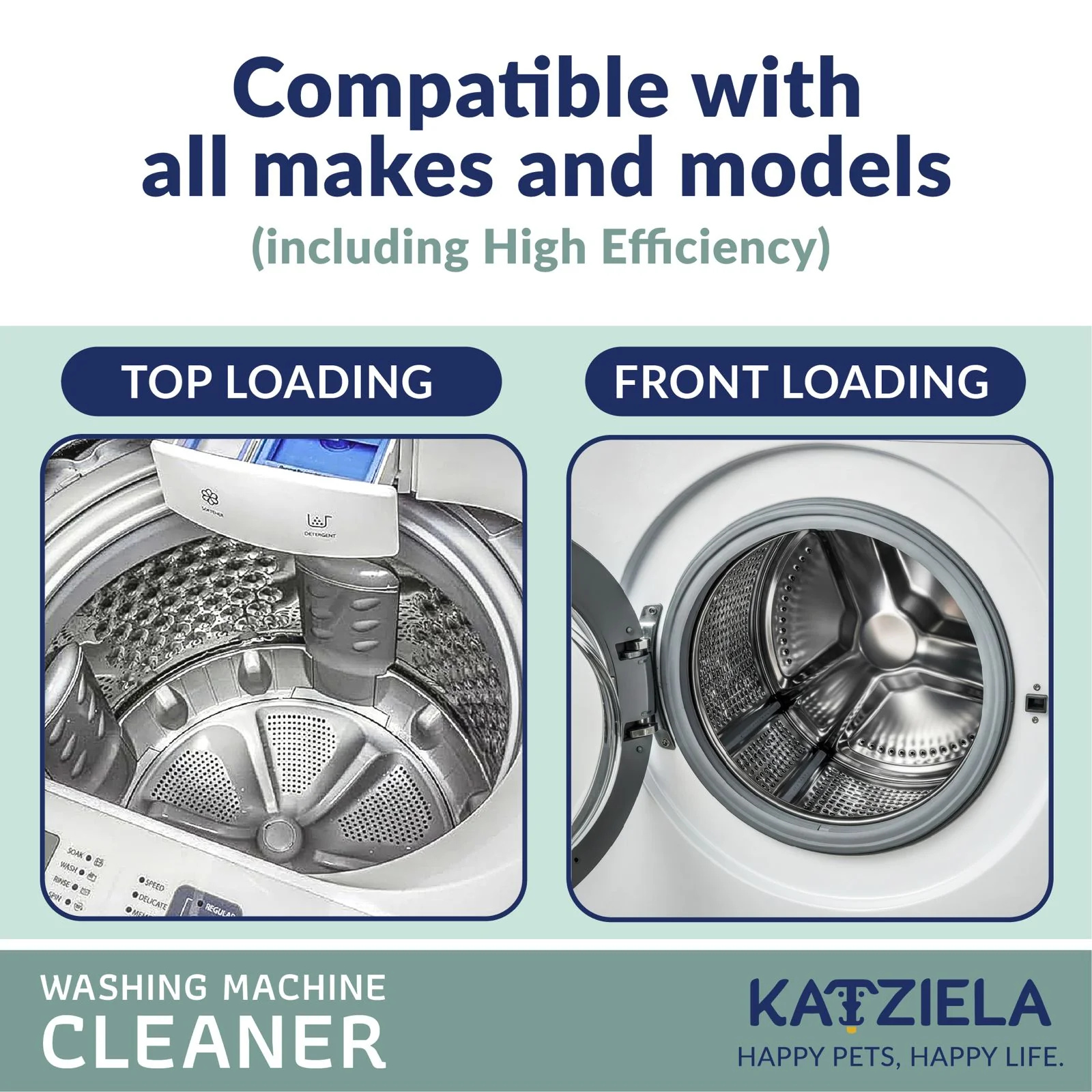 Washing Machine Cleaner Tablets Formulated for Pet Owners