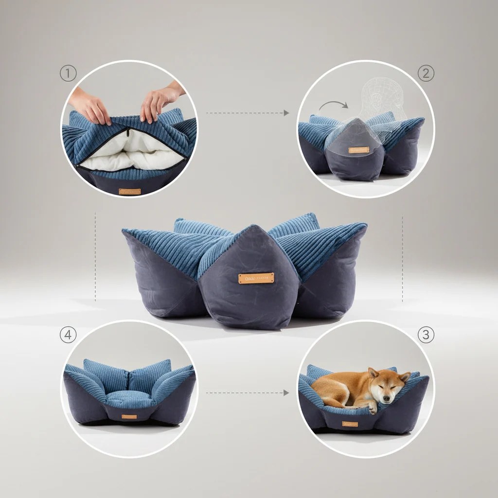 OULU X PEHOM – CUDDLE PET PILLOW BED