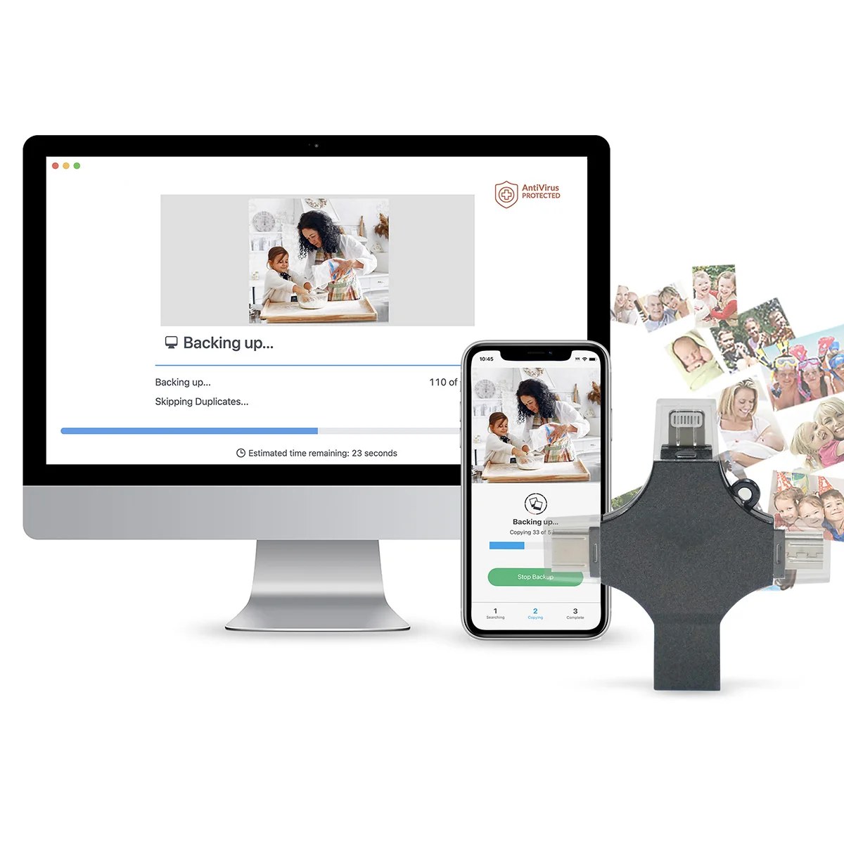 Portable Smartphone Photo Vault